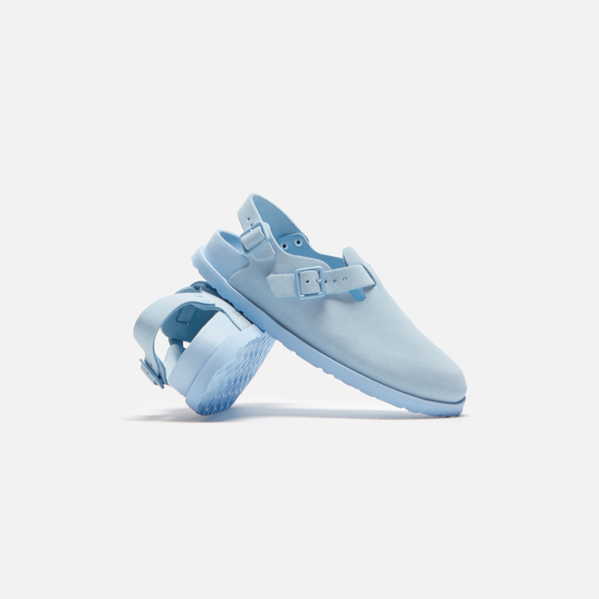 Birkenstock 1774 WMNS Tokio Suede Leather - Powder Blue – Kith