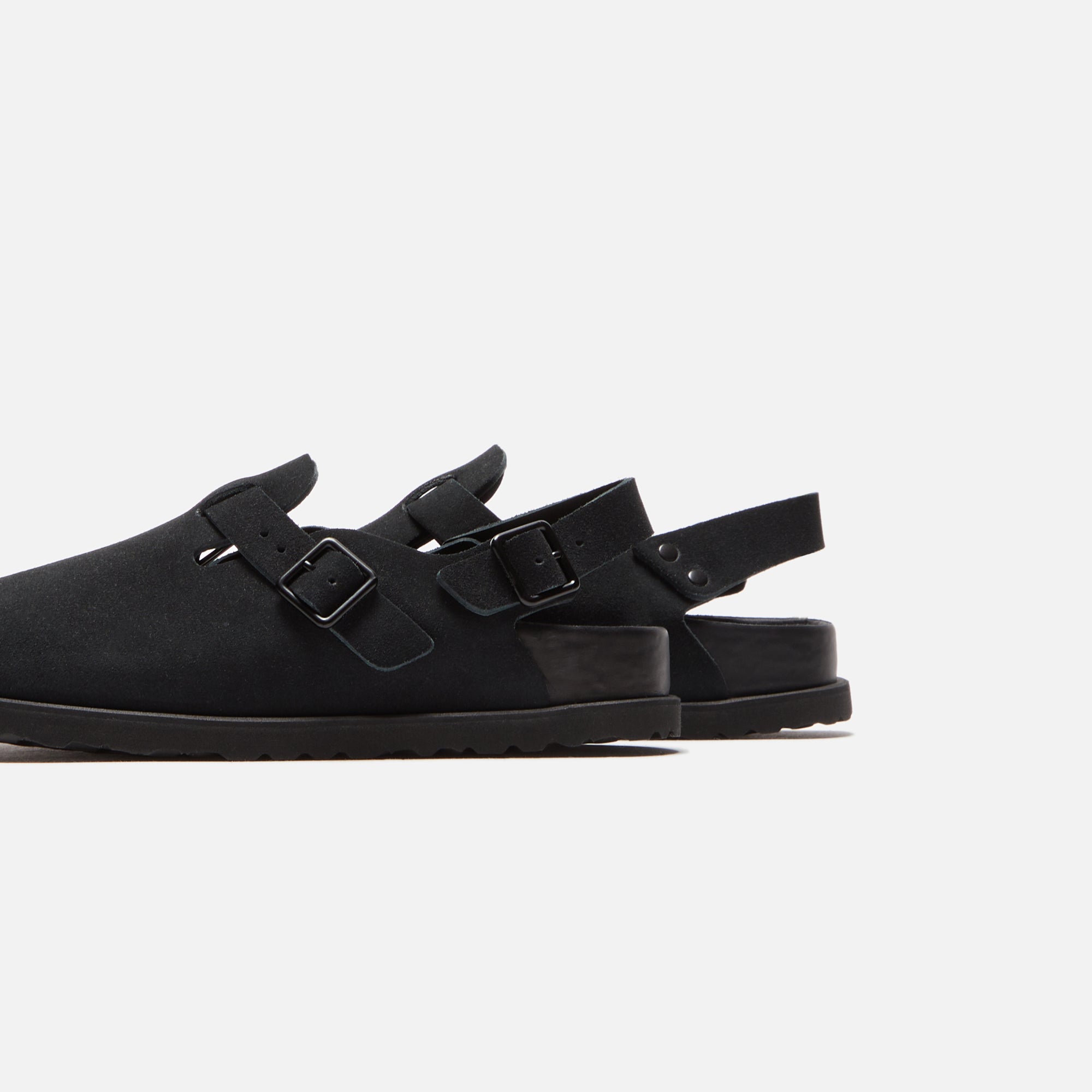Birkenstock 1774 WMNS Tokio Suede Leather - Black – Kith