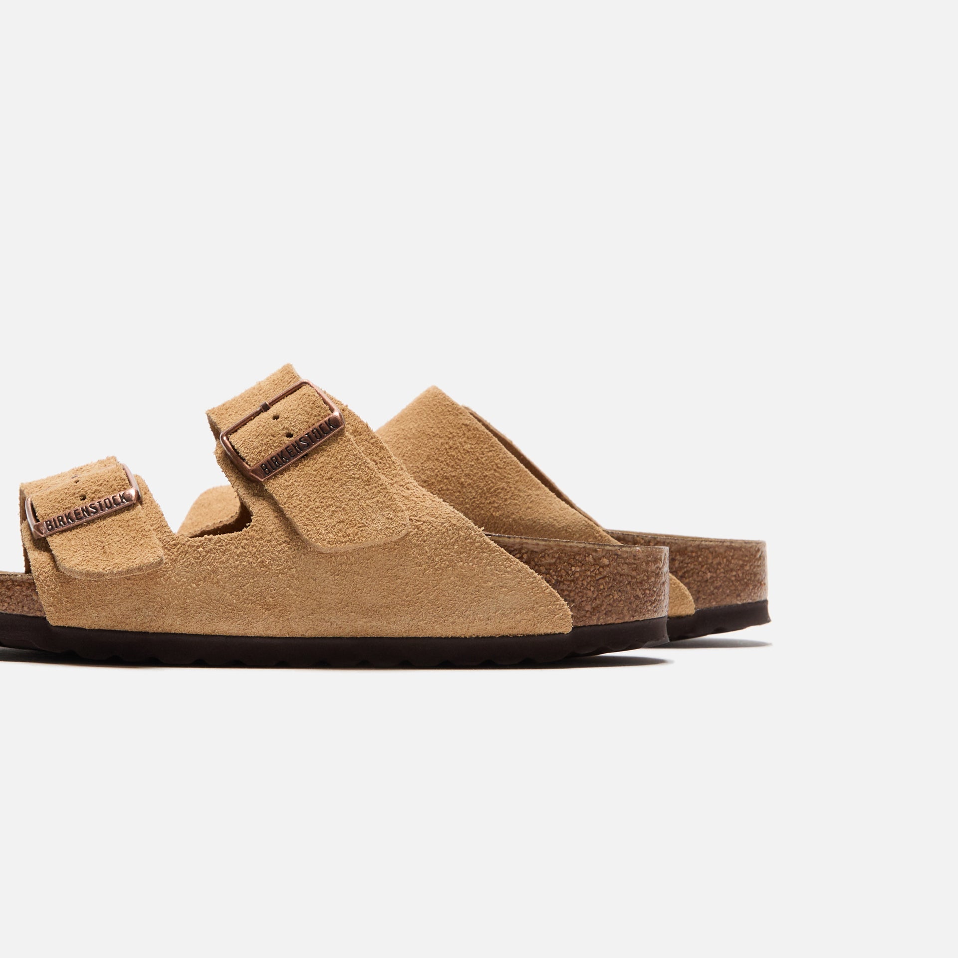 Birkenstock Arizona Suede - Latte Cream