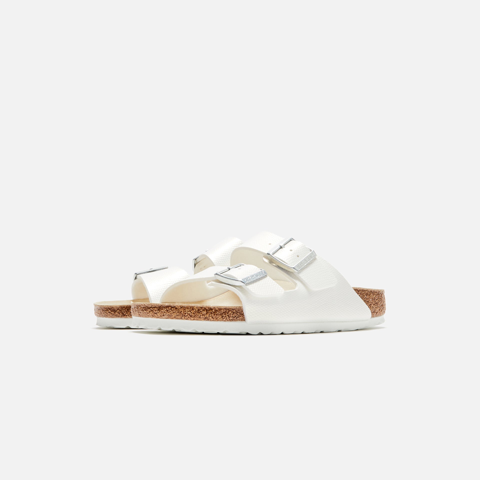 Birkenstock Arizona Birko-Flor - Embossed Lizard White