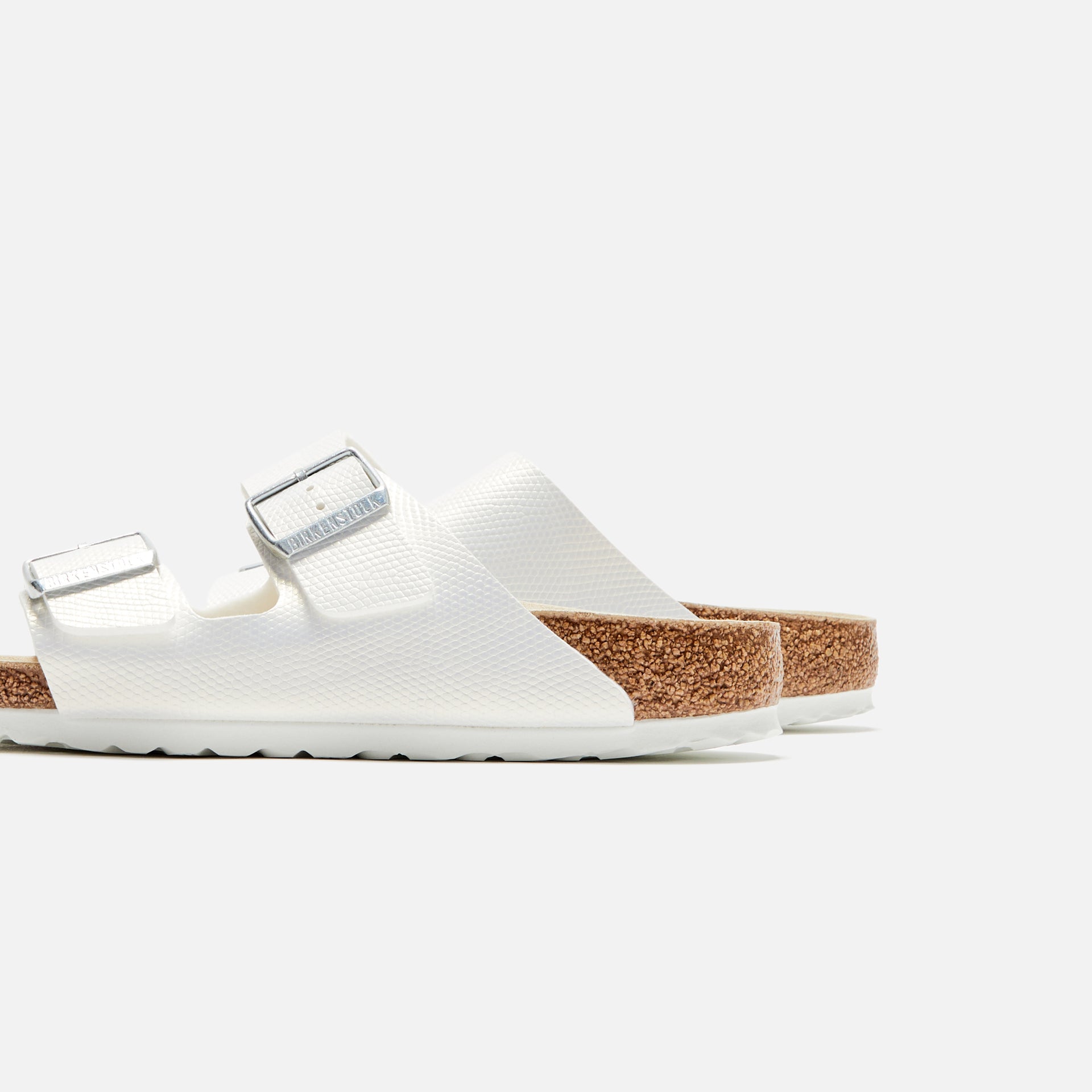 Birkenstock Arizona Birko-Flor - Embossed Lizard White