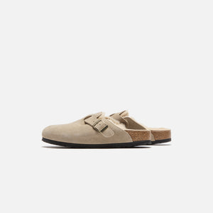 Birkenstock Boston - Shearling Suede / Shearling Taupe / Sandcastle