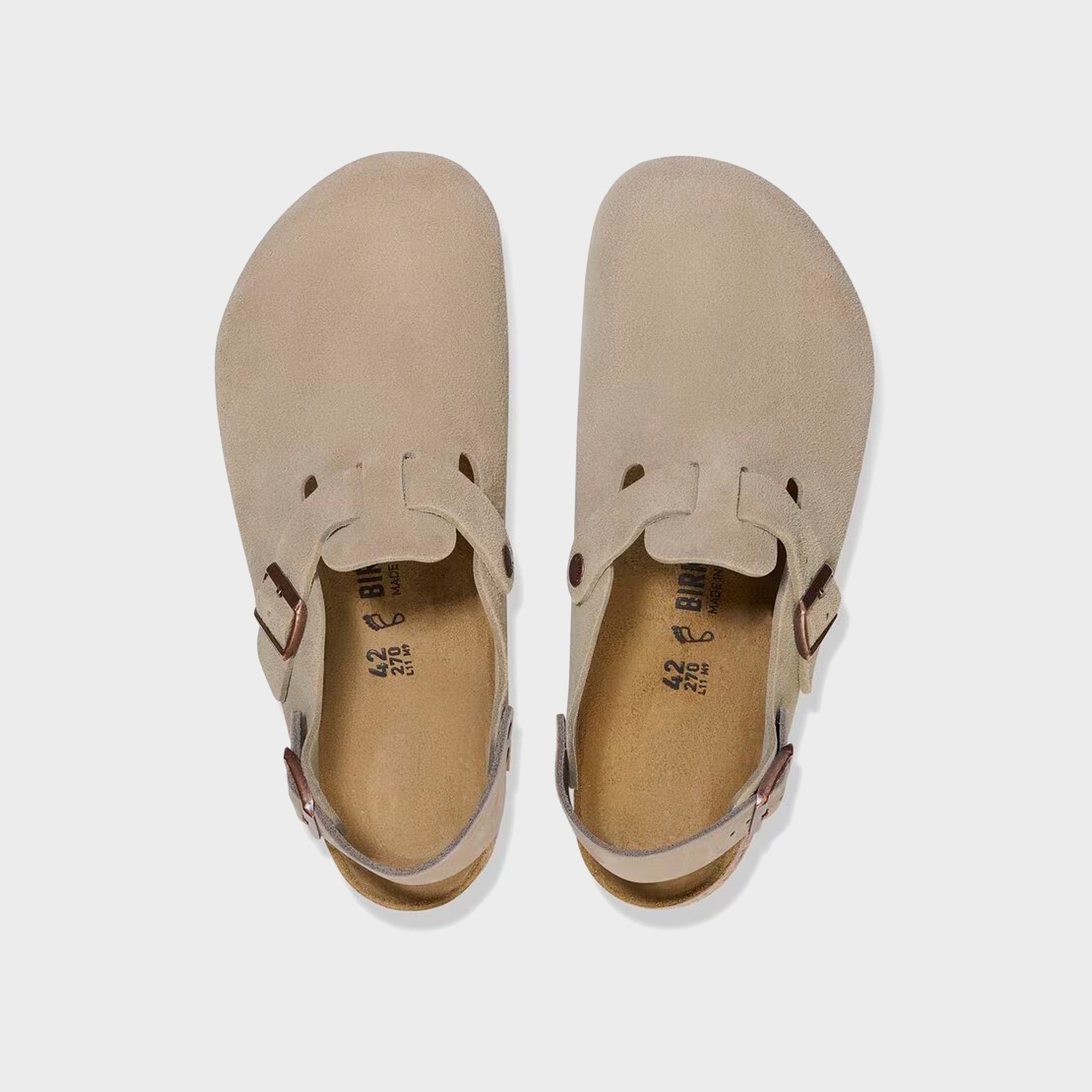 Birkenstock WMNS Tokio Suede - Taupe