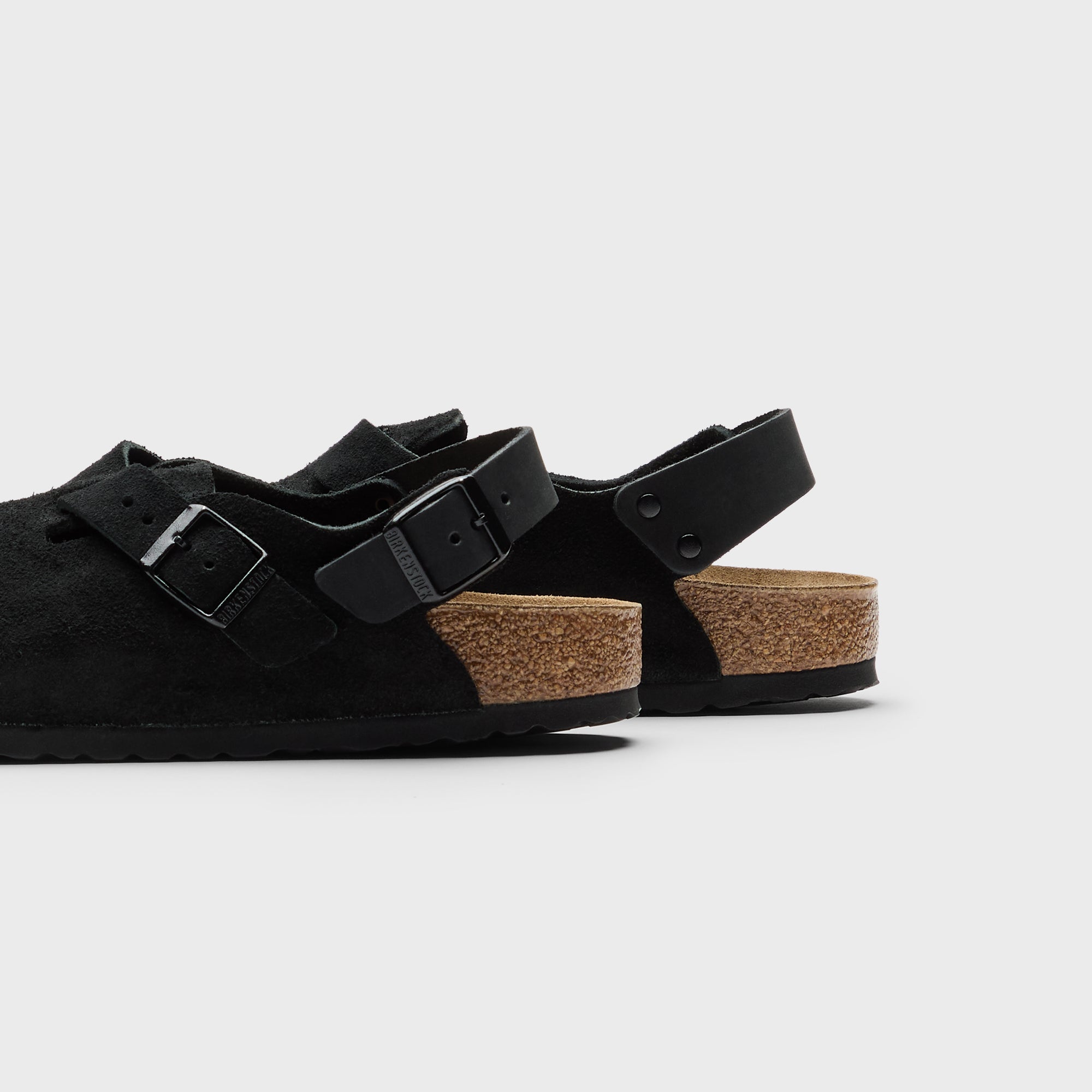Birkenstock WMNS Tokio Suede - Black – Kith