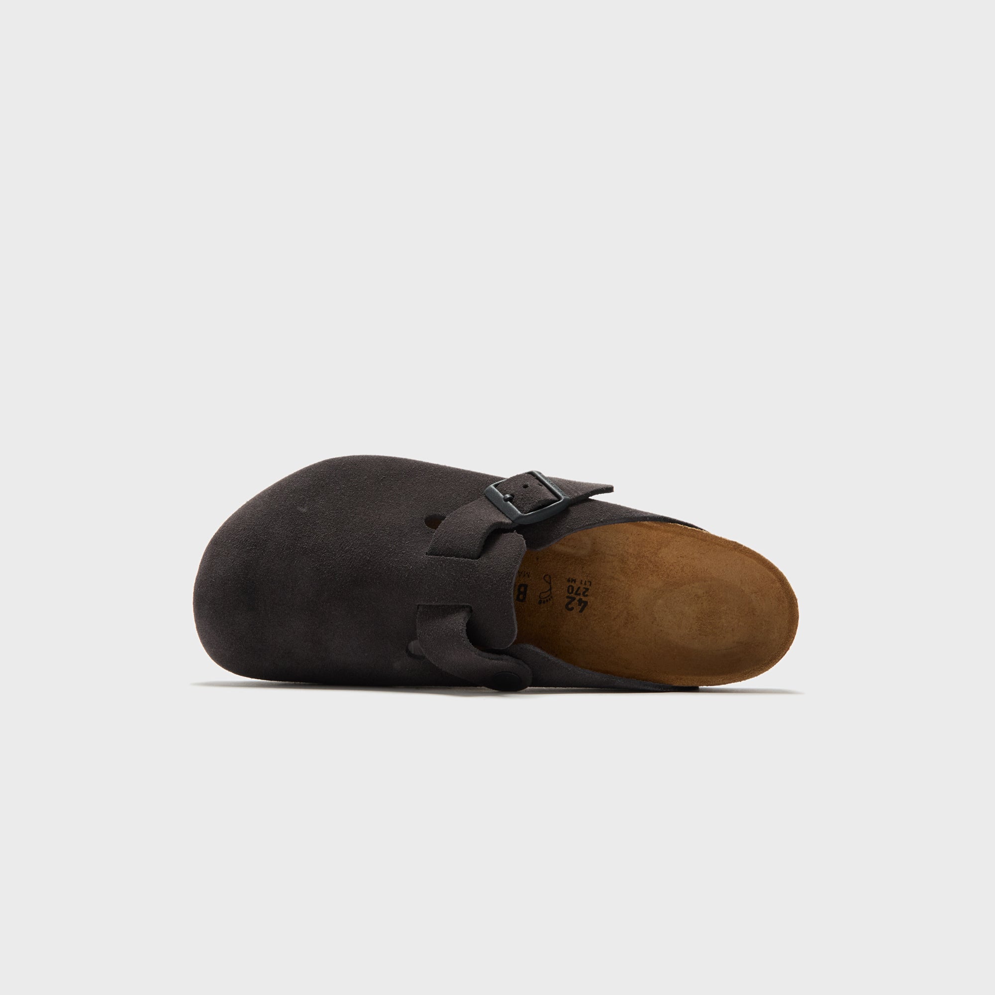 Birkenstock Boston - Velvet Gray Suede – Kith