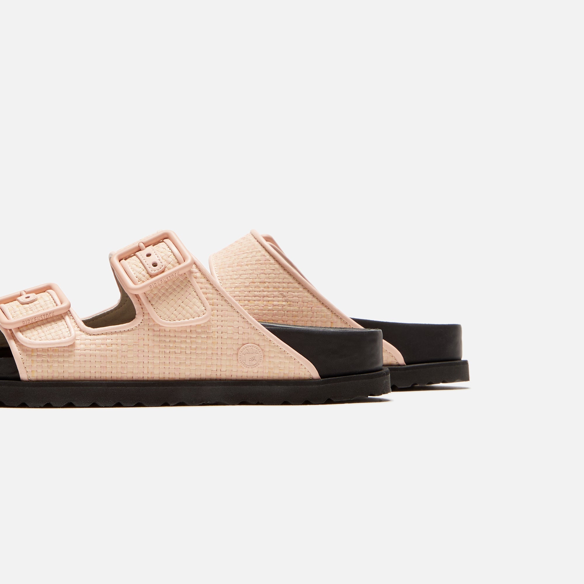 Birkenstock WMNS Arizona Raffia - Luxe Chintz Rose – Kith