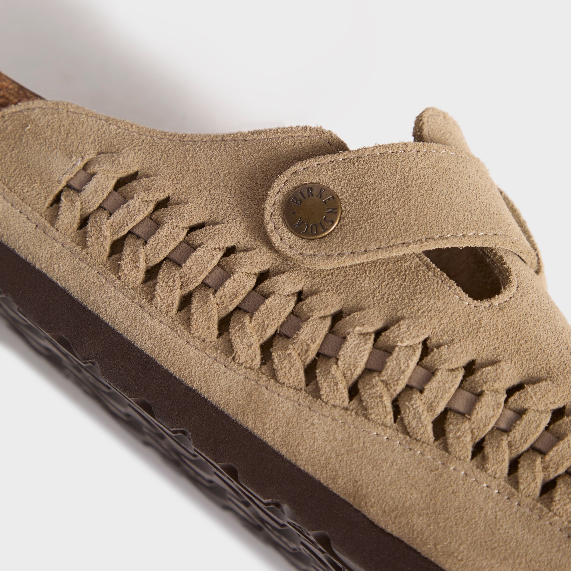 【極美品】KITH Boston Braided 41 TAUPE Kith for Birkenstock Suede Boston Braided - Taupe