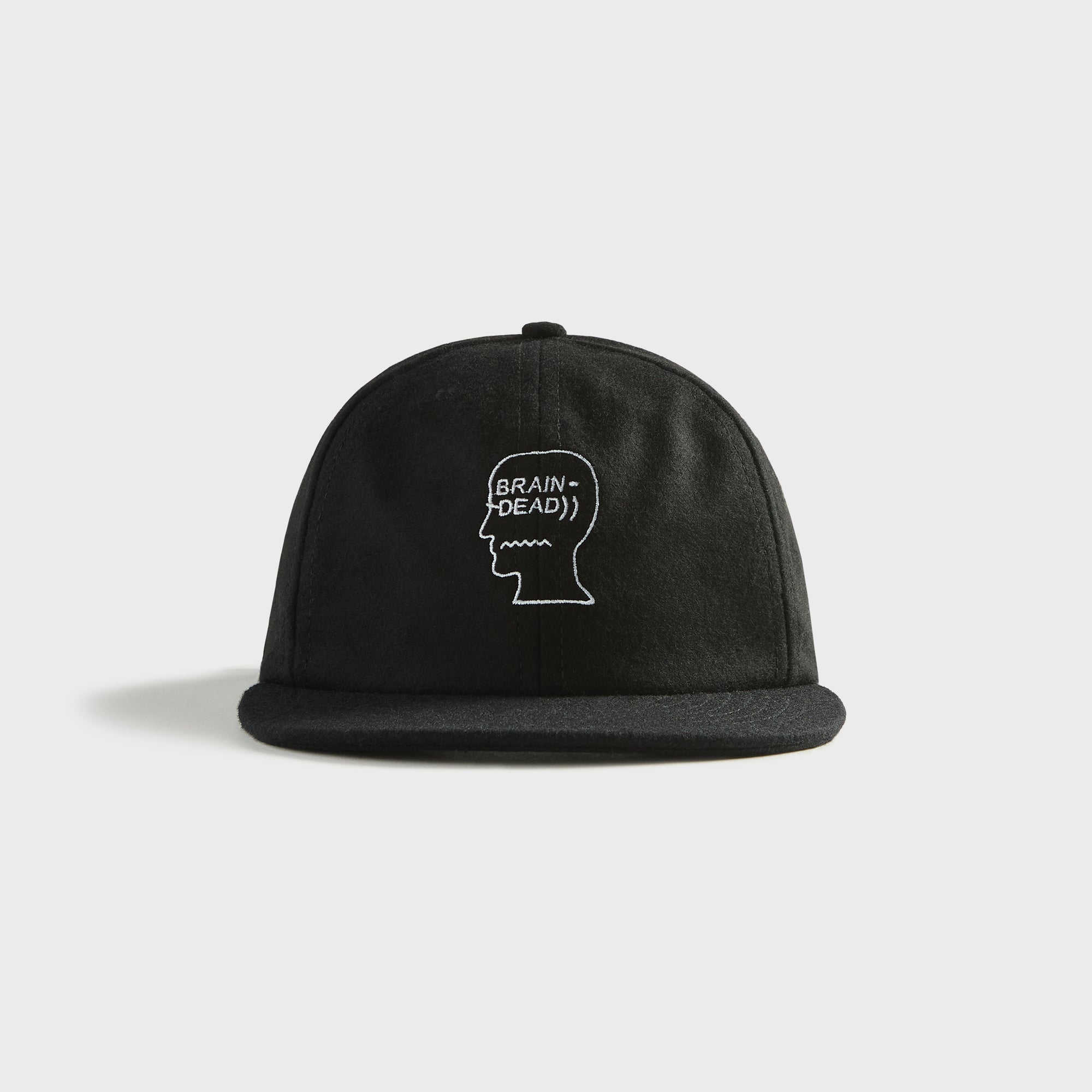 Brain Dead Flannel Logohead 6 Panel Cap - Black – Kith