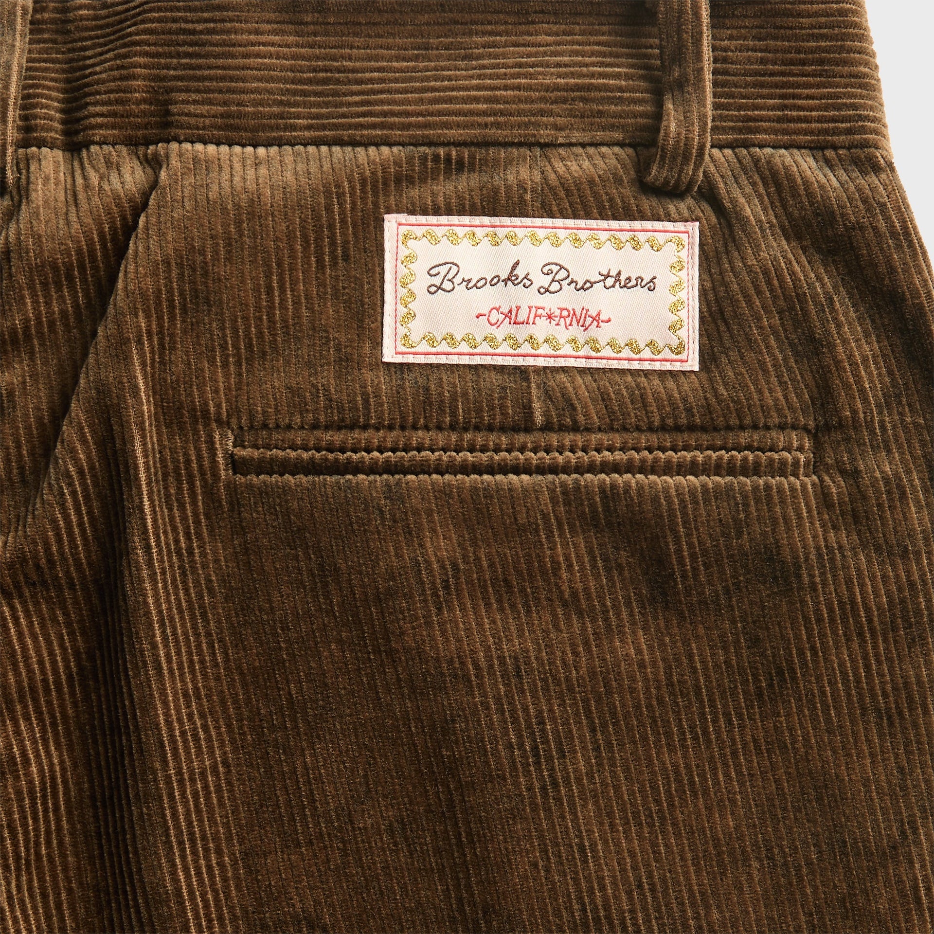Brain Dead x Brooks Brothers California Pleated Trouser - Brown