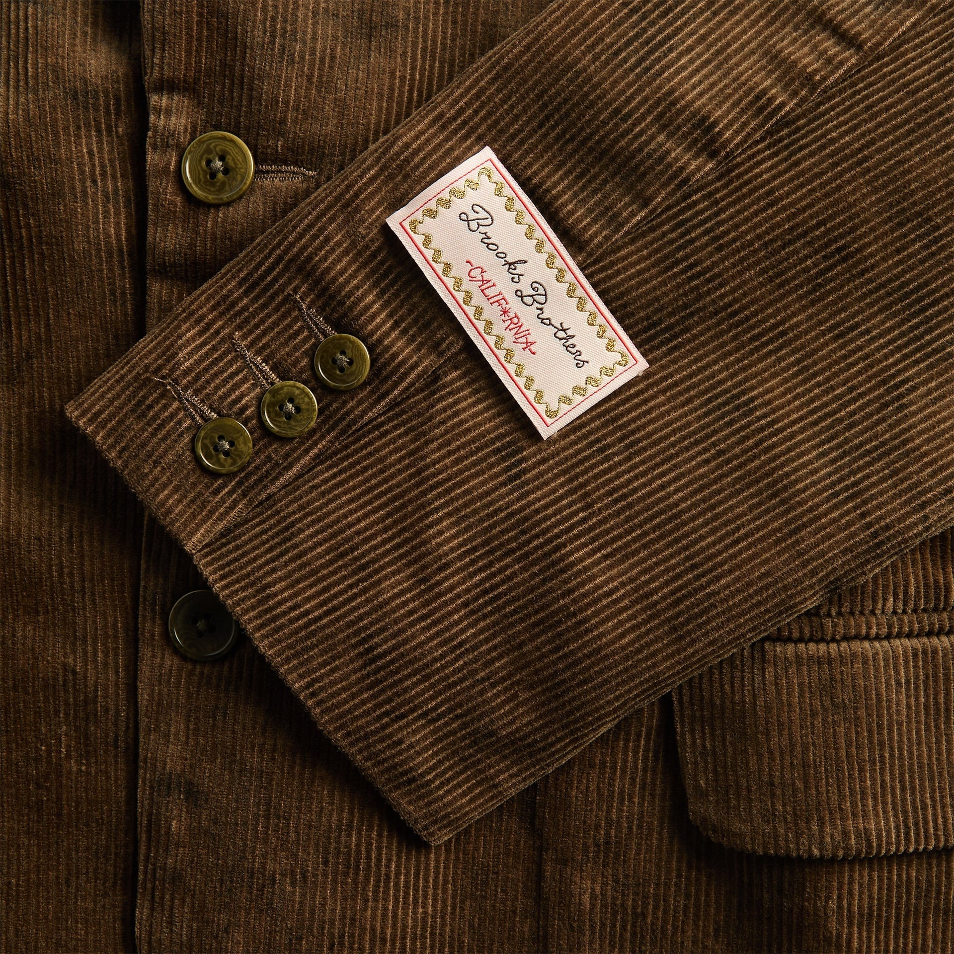 Brain Dead x Brooks Brothers California Suit Jacket - Brown