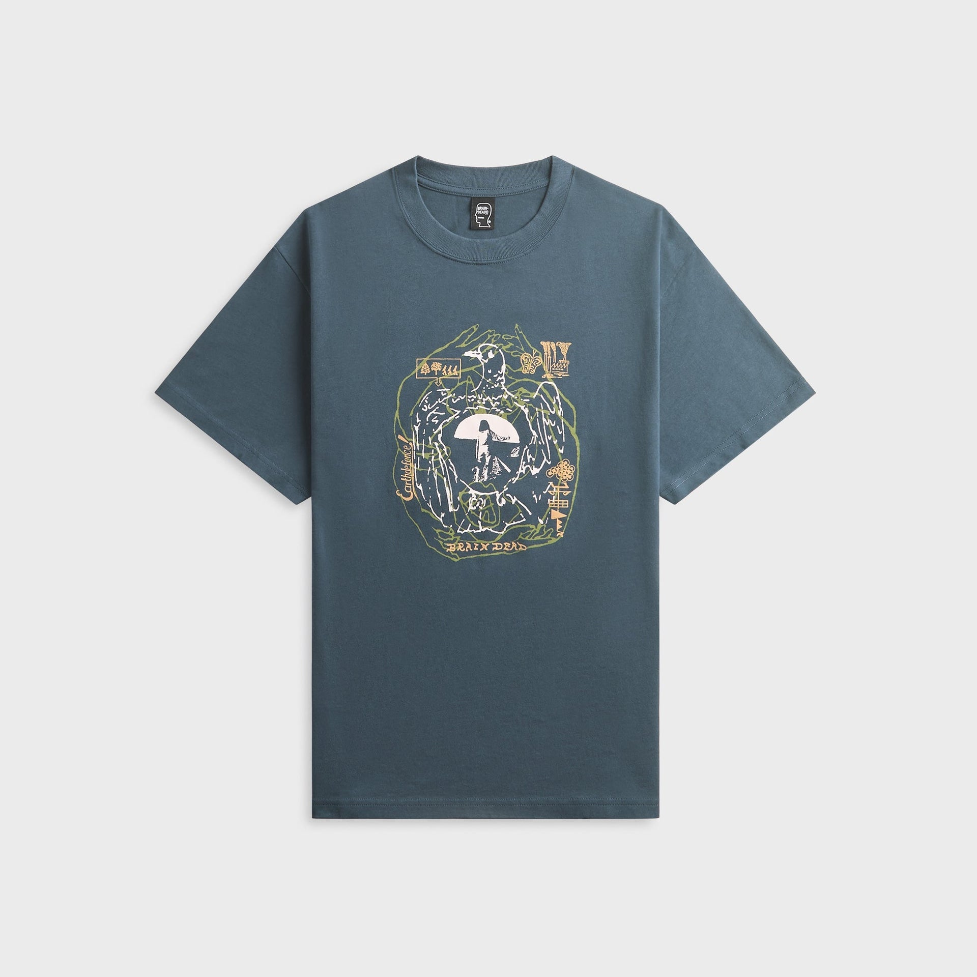 Brain Dead Earth Defense Tee - Slate