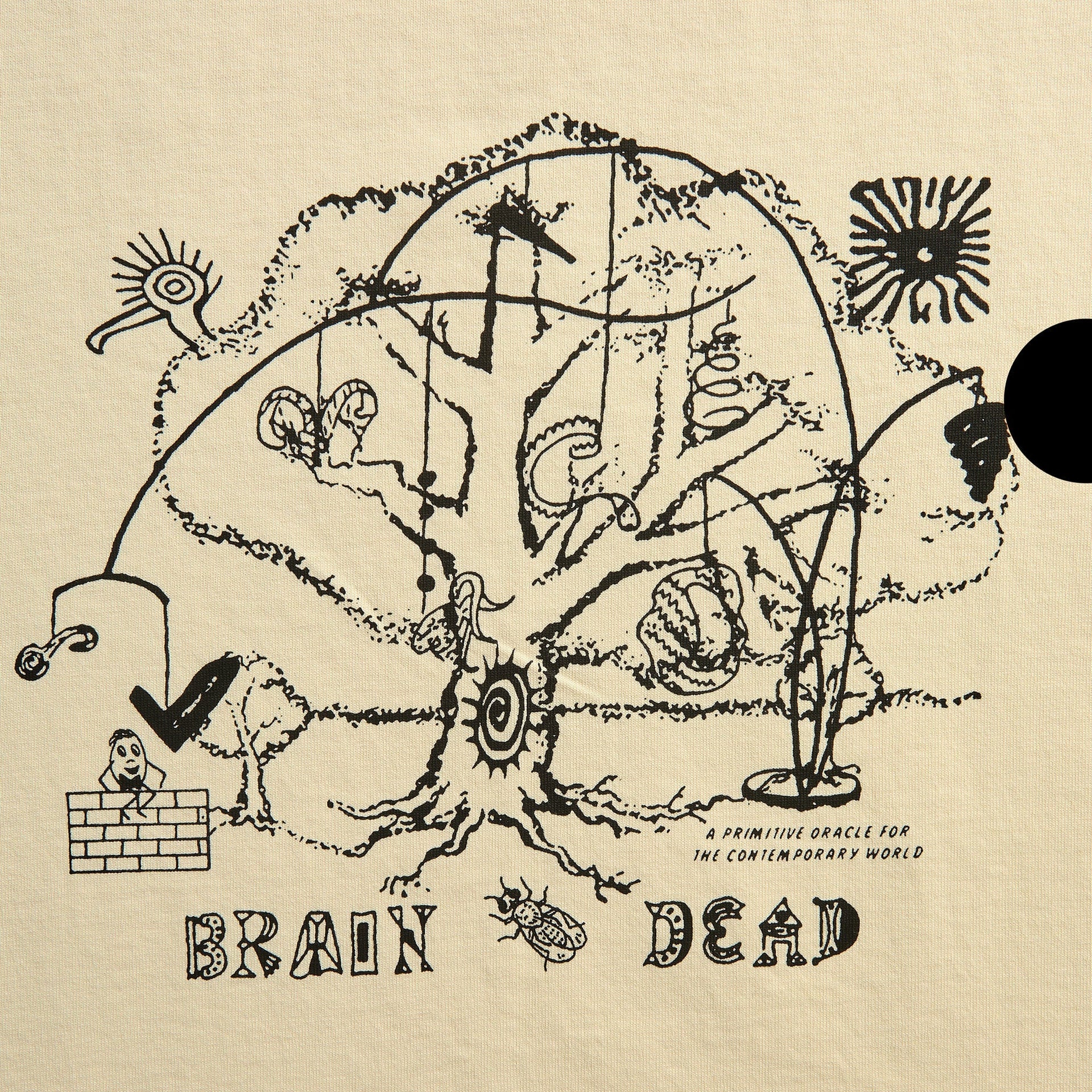 Brain Dead Oracle Tee - Natural
