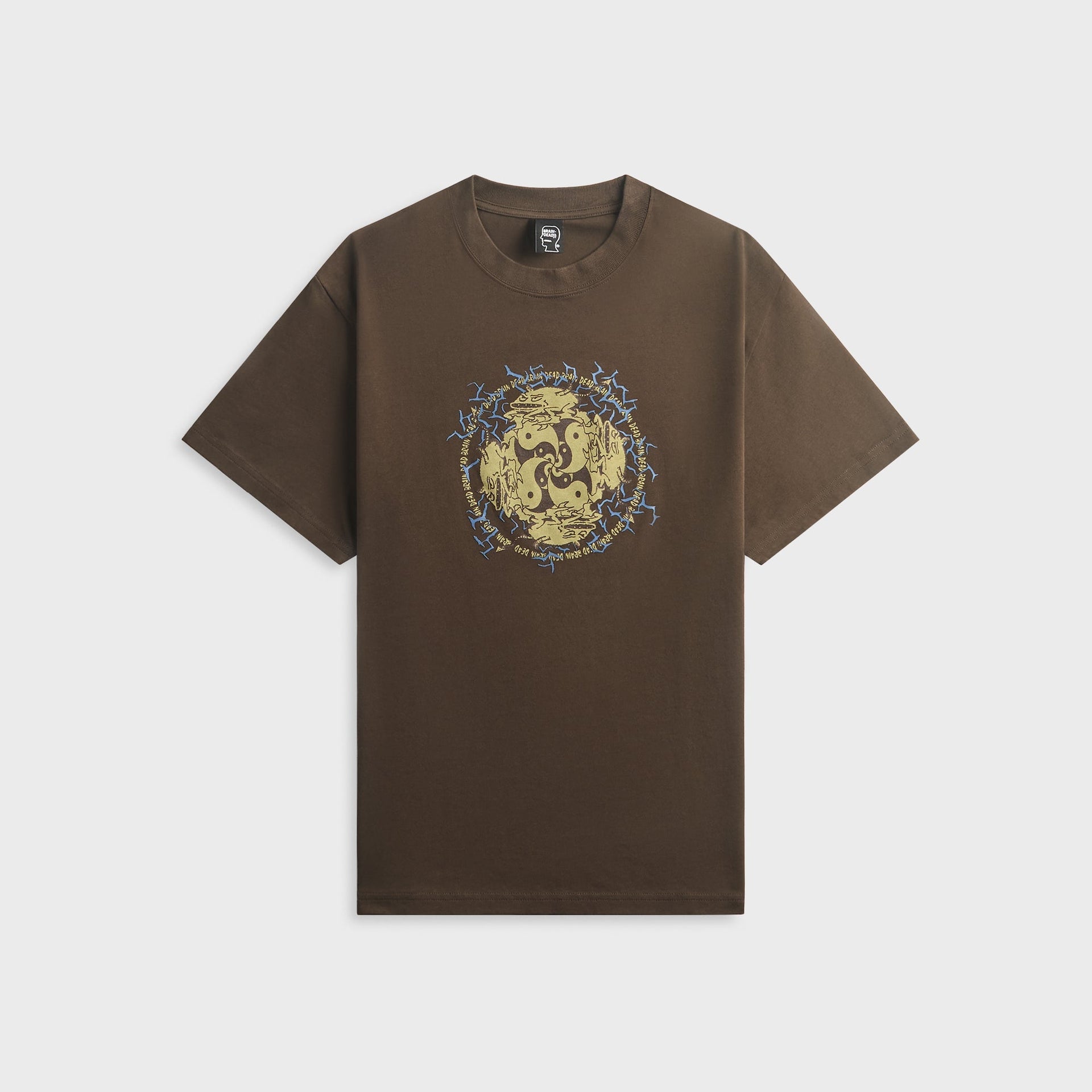 Brain Dead Ying Yang Run Tee - Brown