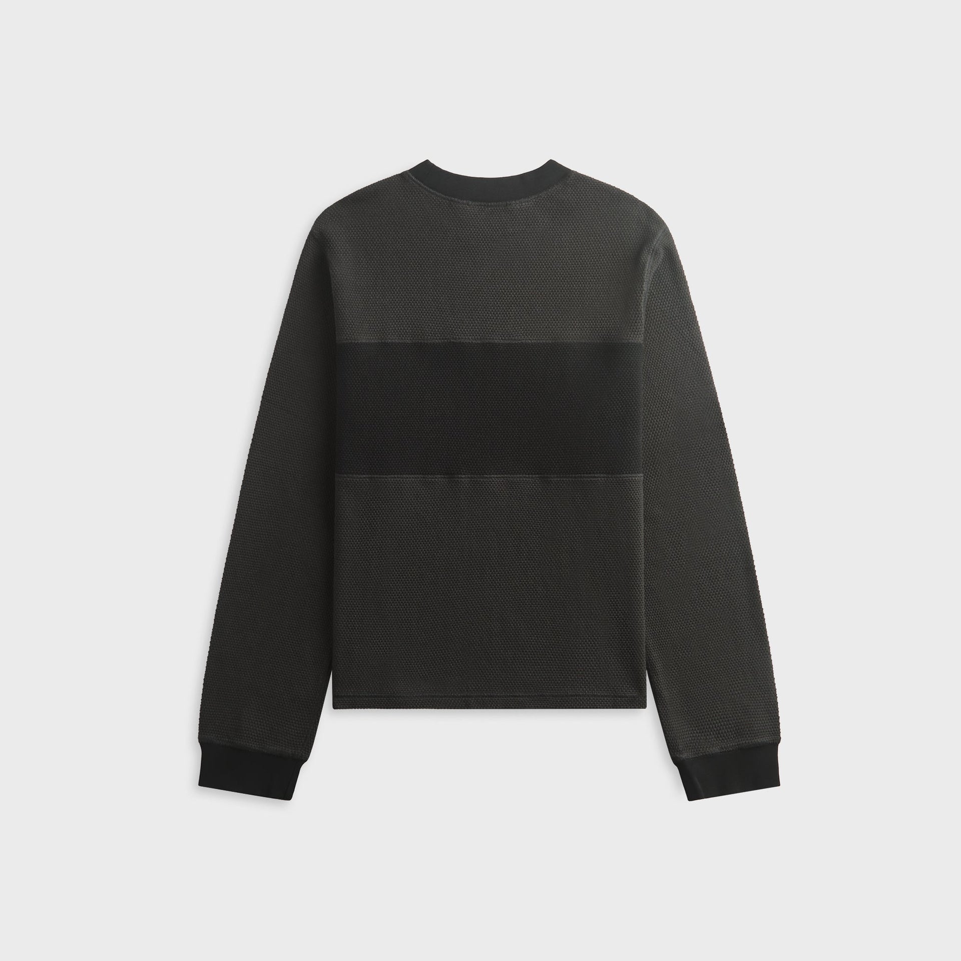 Brain Dead Thermal Long Sleeve Tee - Charcoal