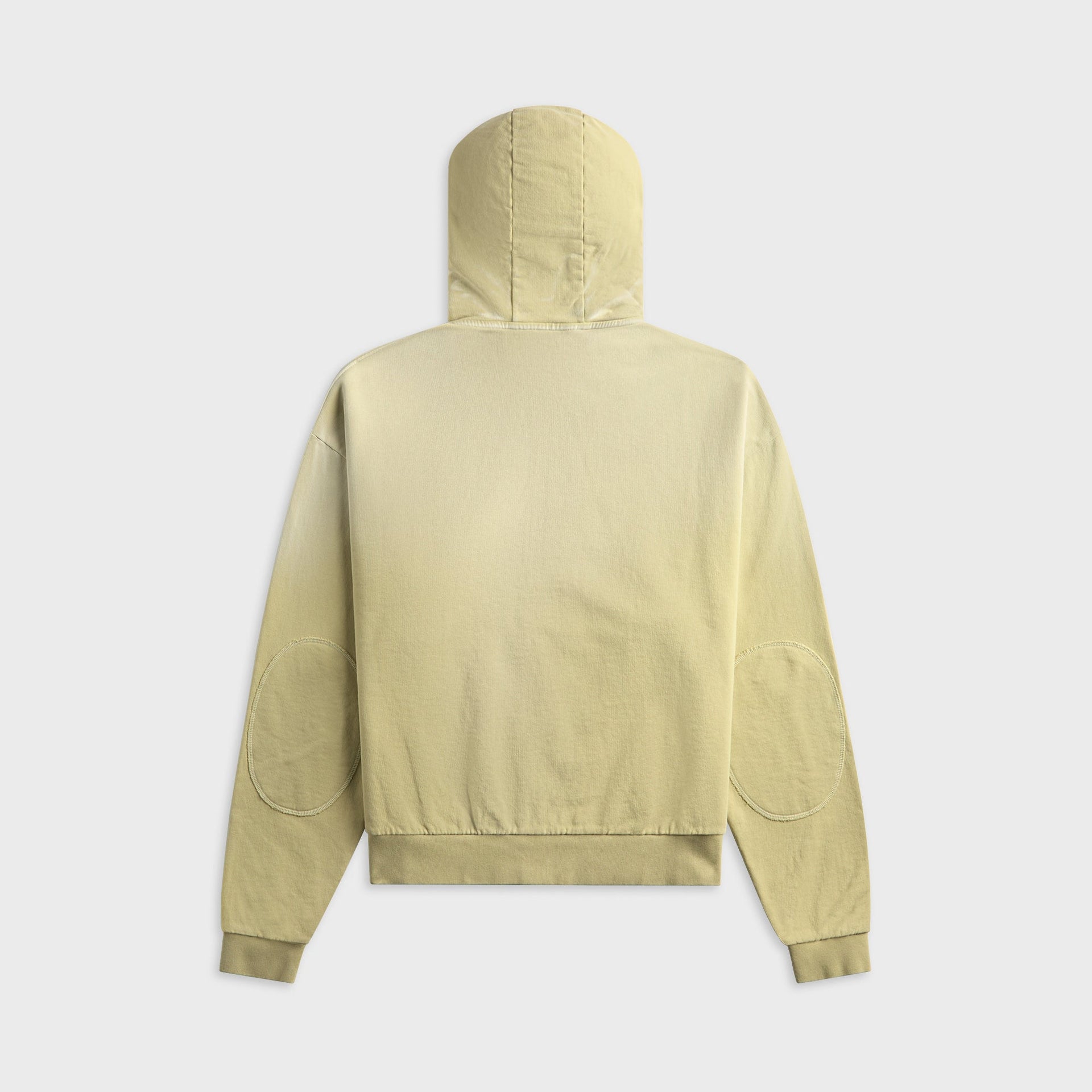 Brain Dead Padded Elbow Zip-Up Hoodie - Sand