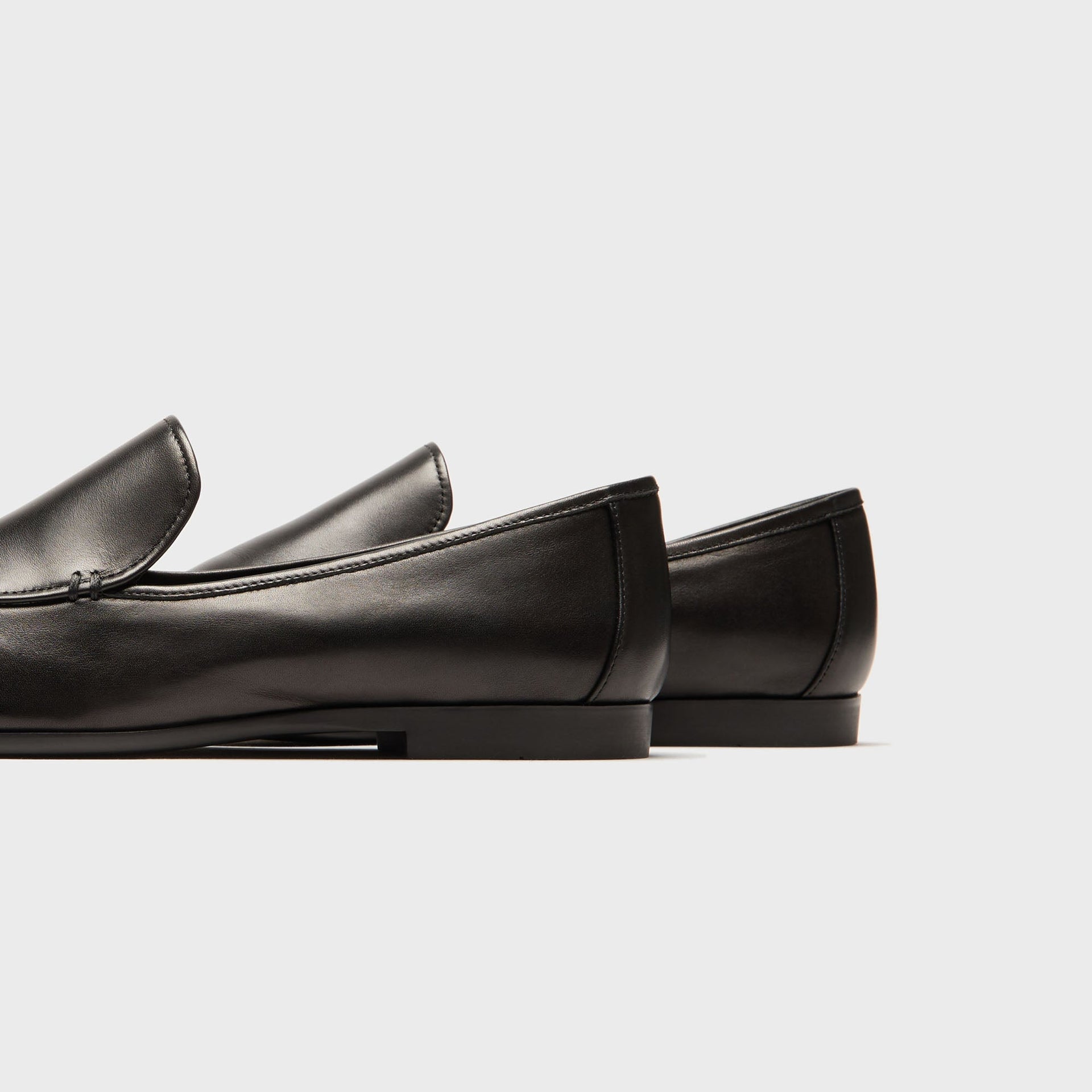 Black Suede Studio Allie Loafer - Black