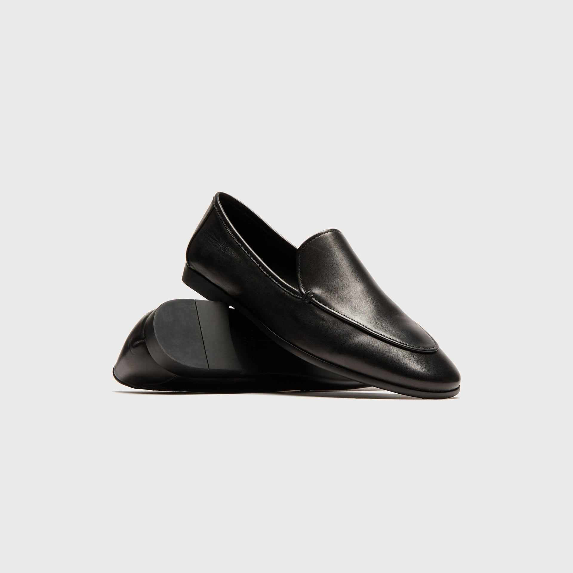 Black Suede Studio Allie Loafer - Black