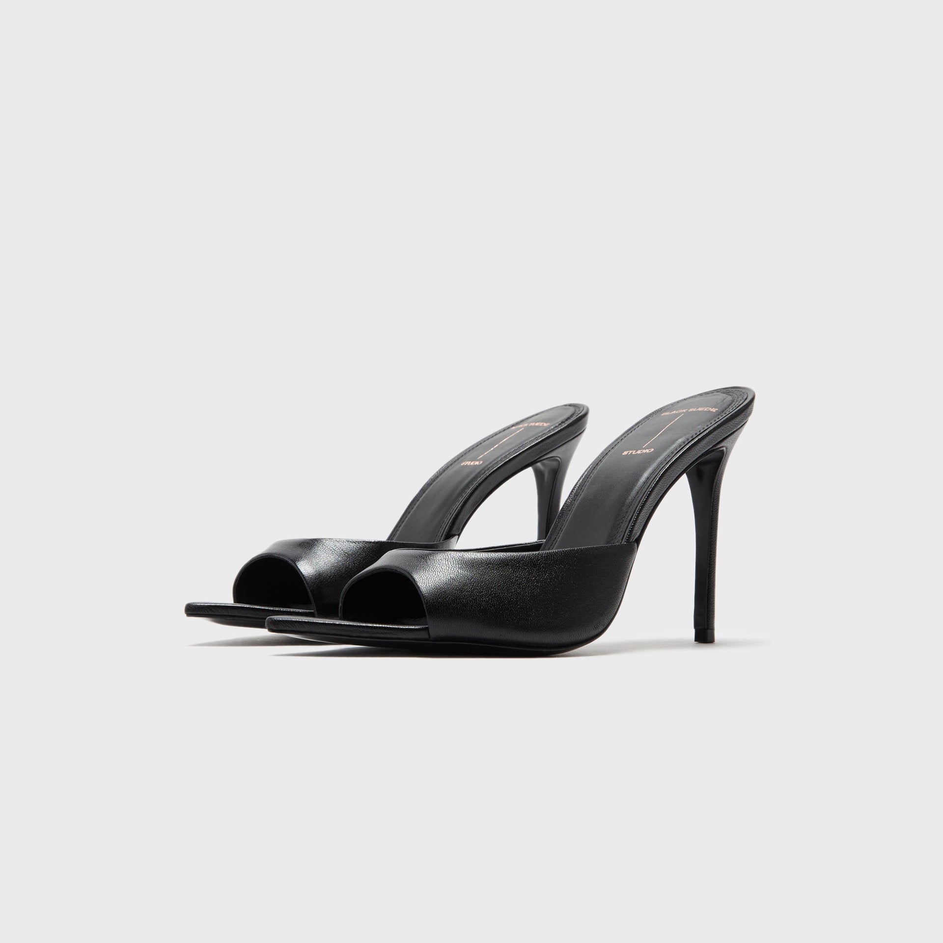 Black Suede Studio Brea - Black Leather