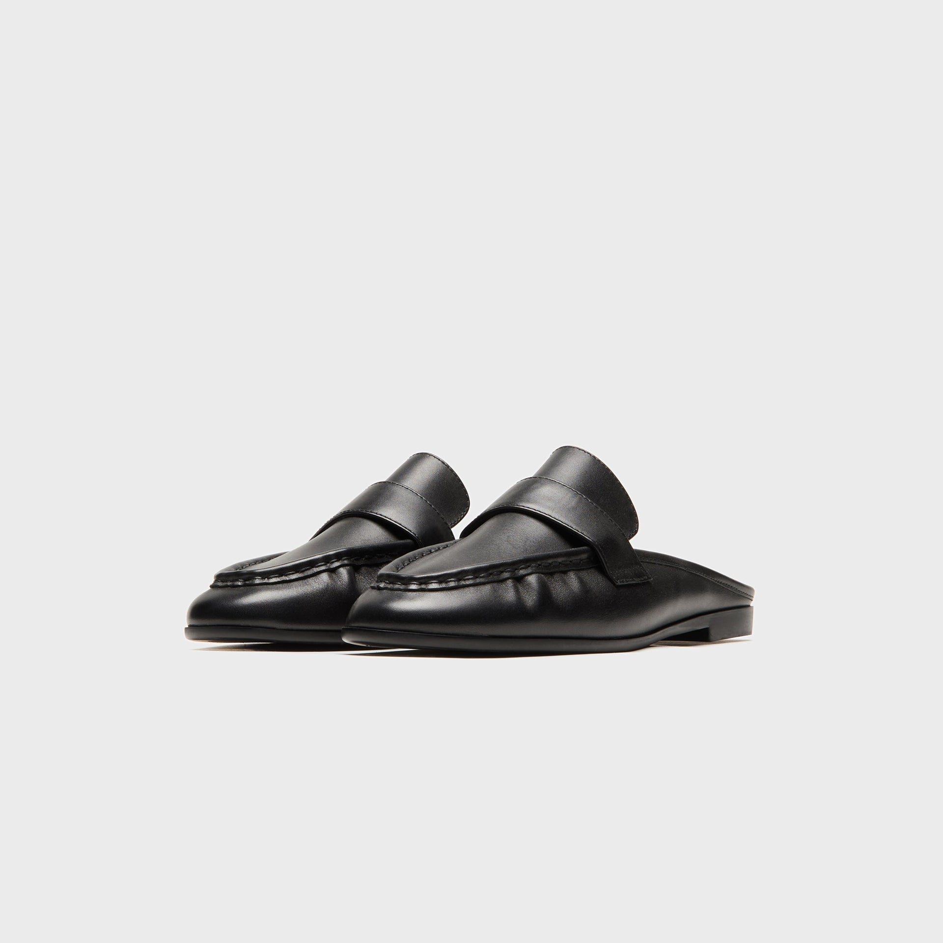 Black Suede Studio Gabby Loafers - Black