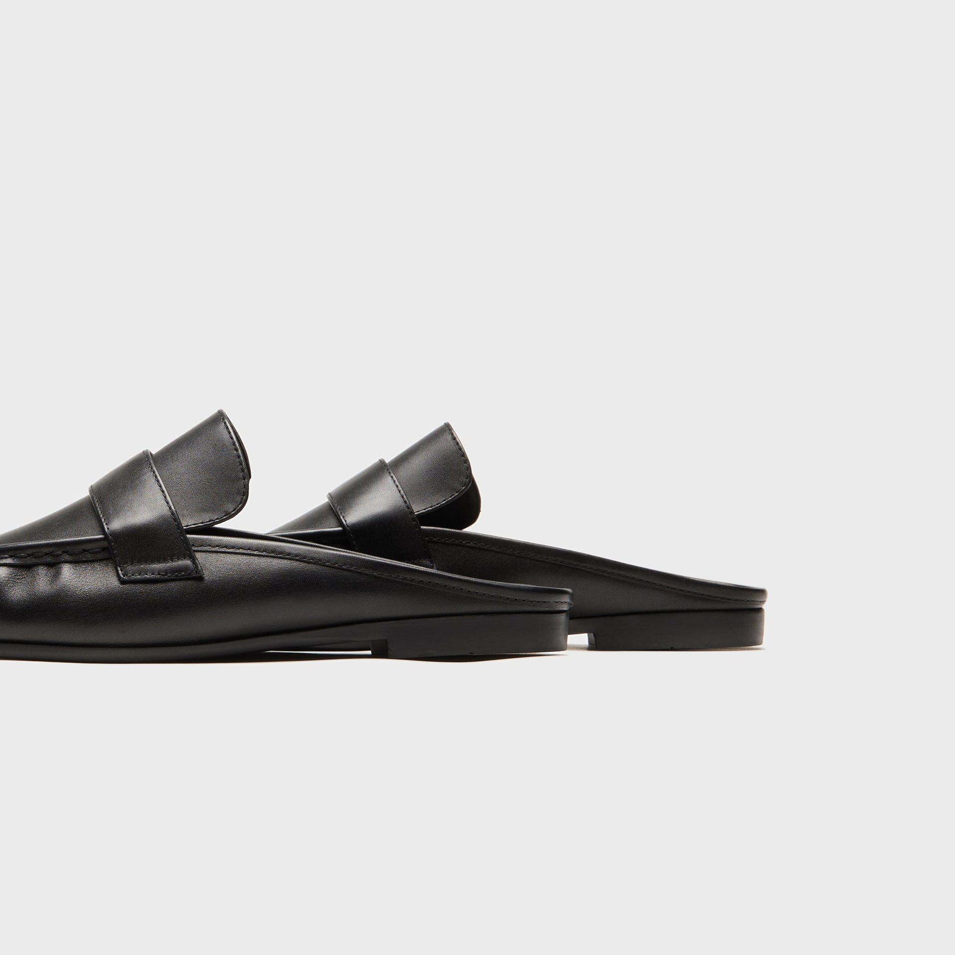 Black Suede Studio Gabby Loafers - Black