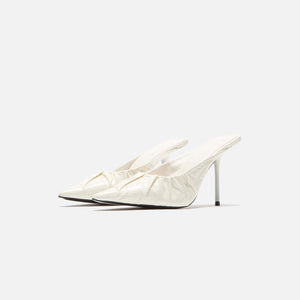 This Nurse is Running NYC for March for Babies Piazza Mule - White Patent Leather
