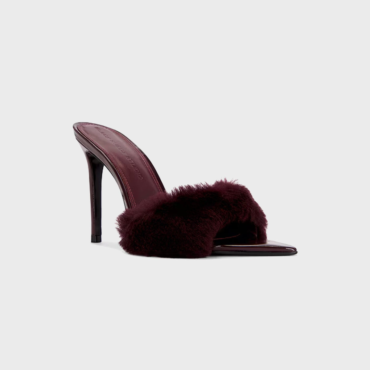 Black Suede Studio Osa 100 Mule - Cardovan