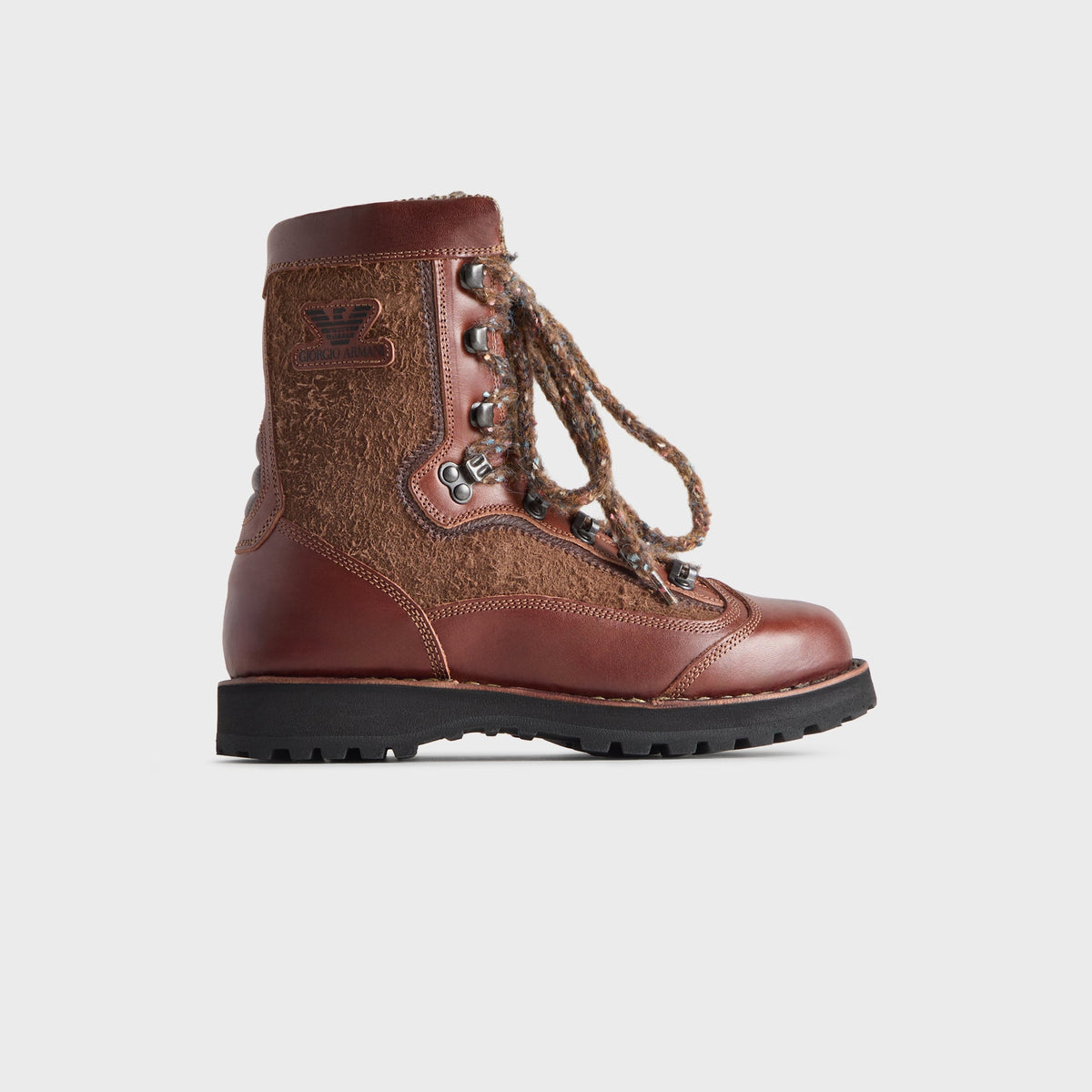 Giorgio Armani & Kith for Diemme Alpini Shearling Boot - Mogano