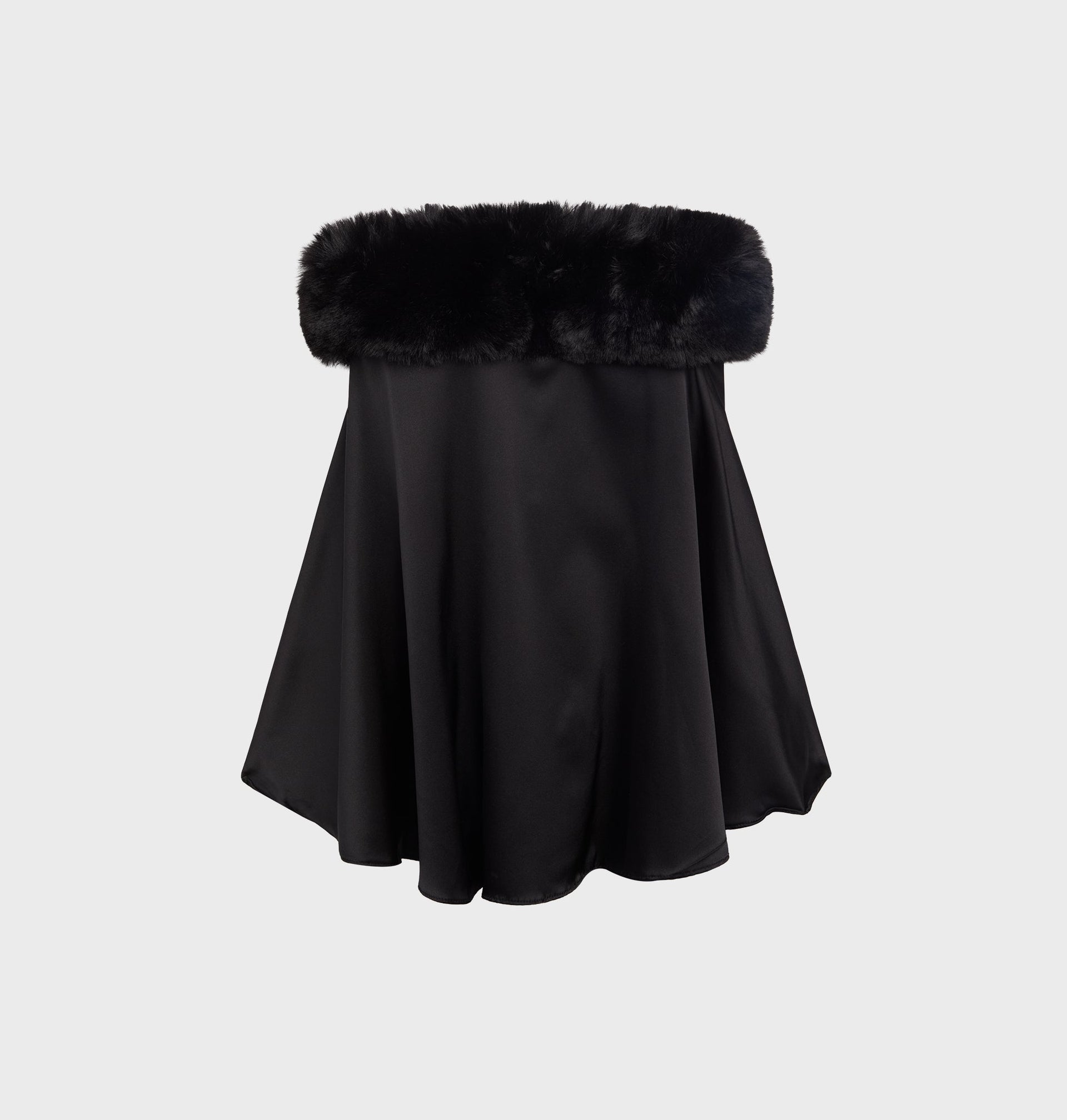 Buci Pine Poncho - Black