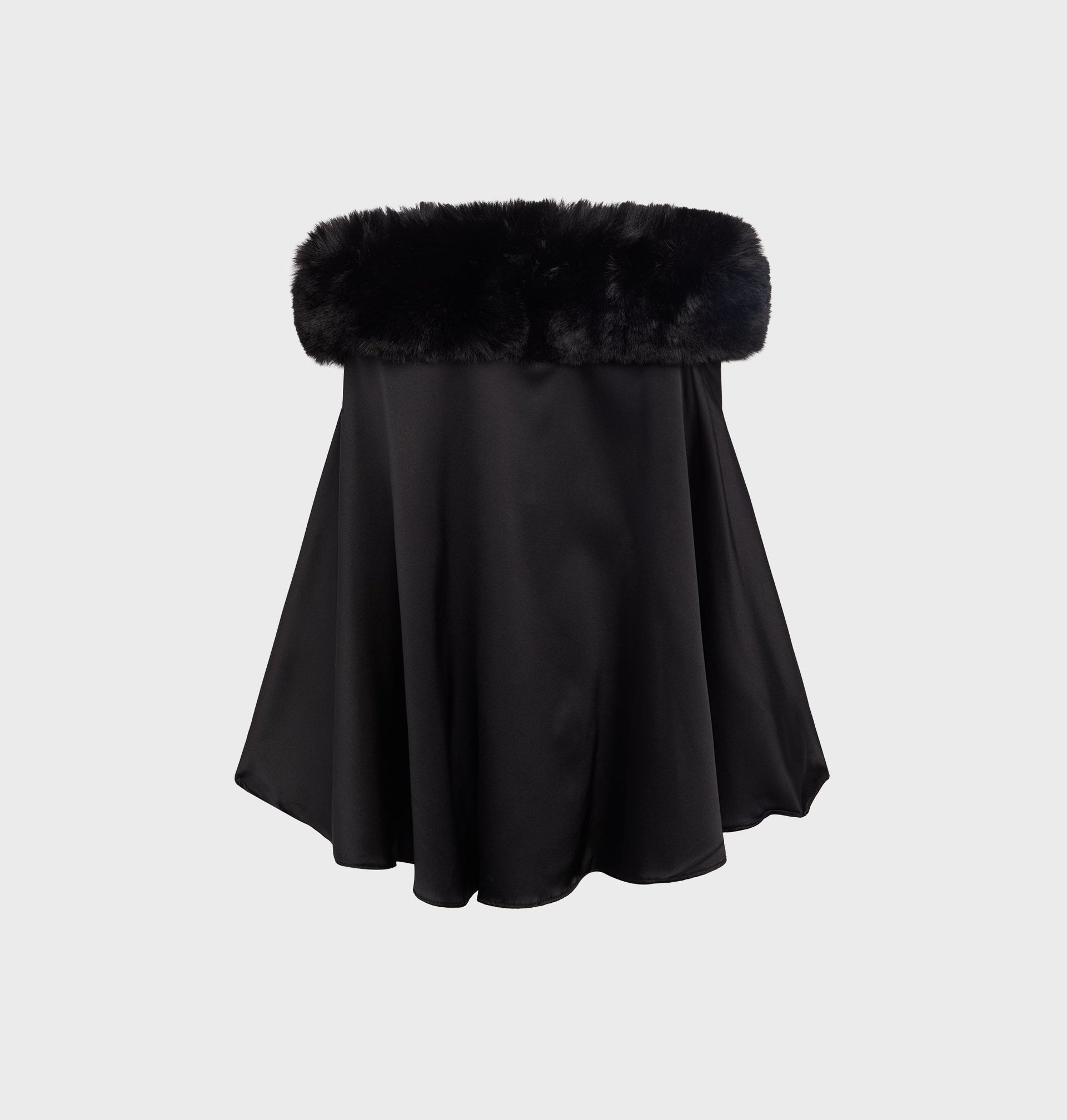 Buci Pine Poncho - Black