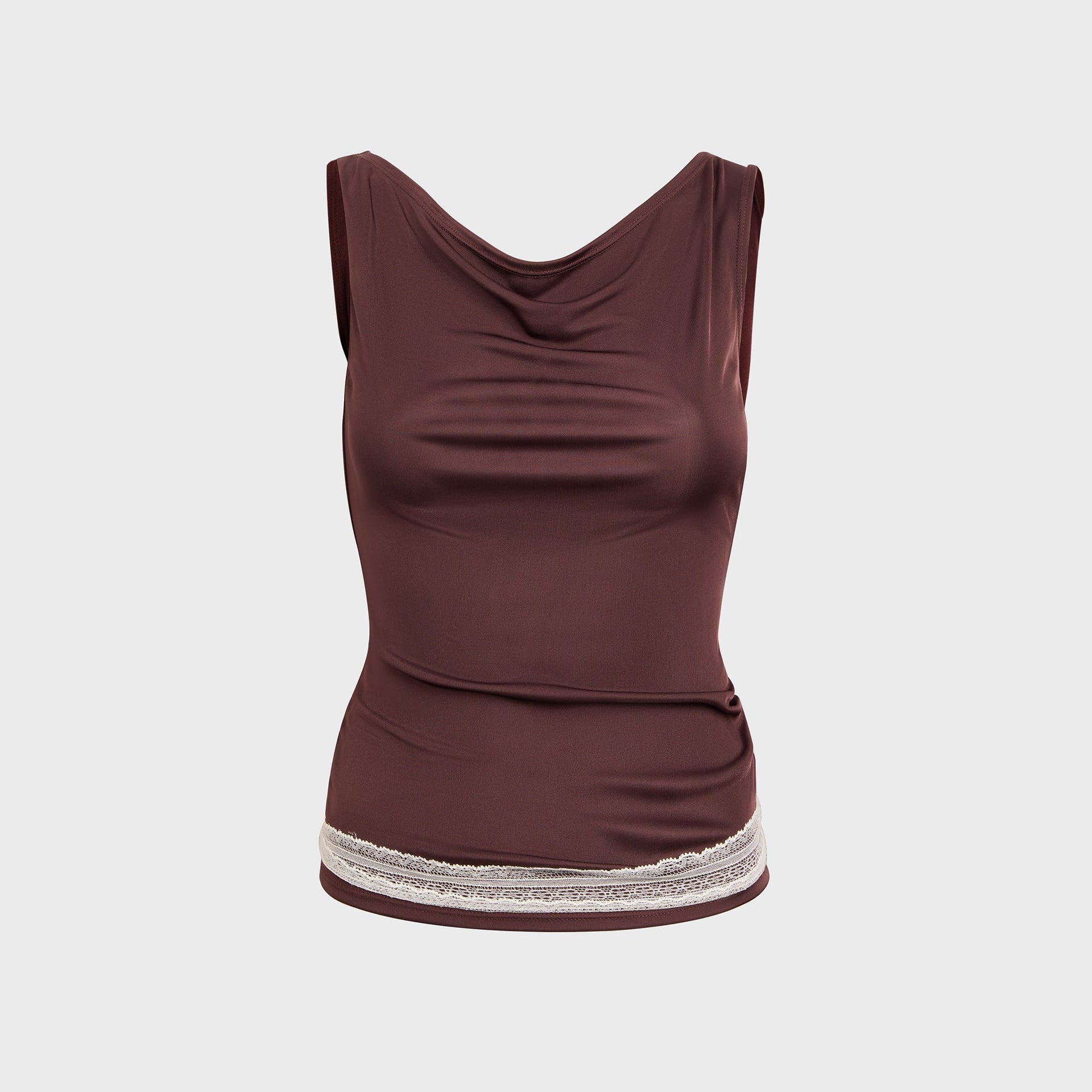 Buci Lace Reese Top - Cocoa