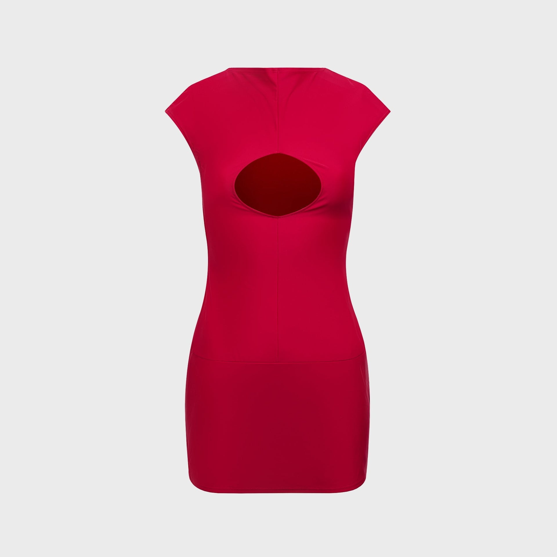 Buci Jump Rope Dress in Cherry