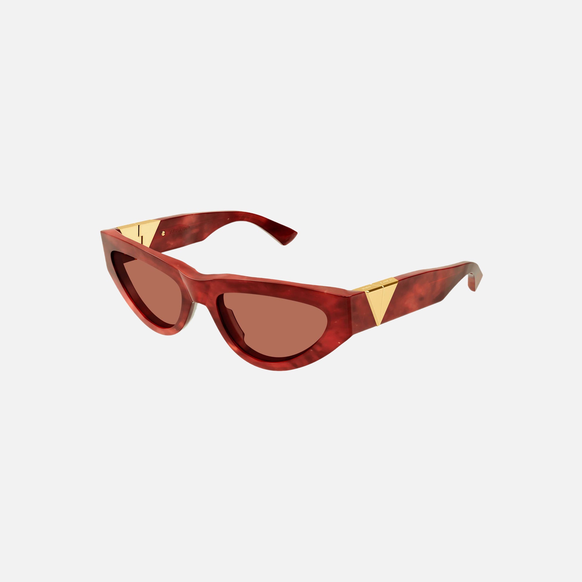 Bottega Veneta Acetate Cat Eye Frame - Havana