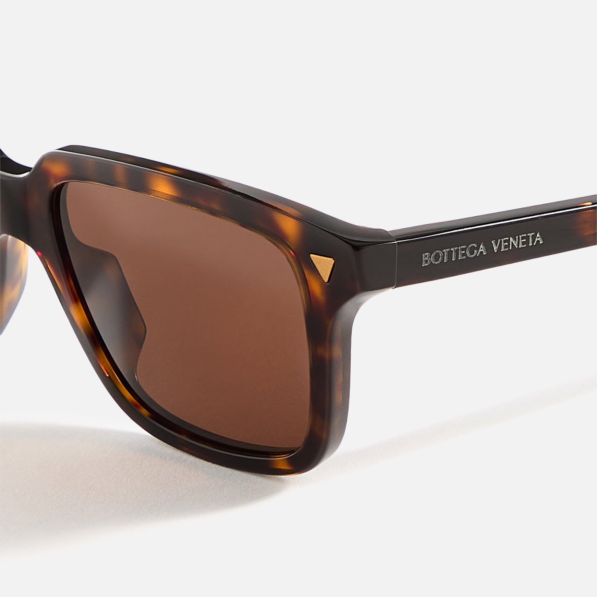 Bottega Veneta Rectangular Frames - Dark Havana