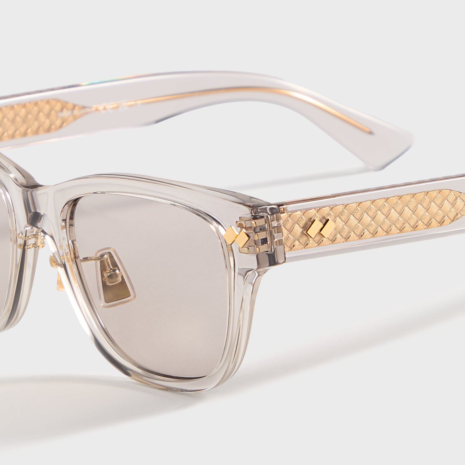 Bottega Veneta Square Sunglasses - Grey