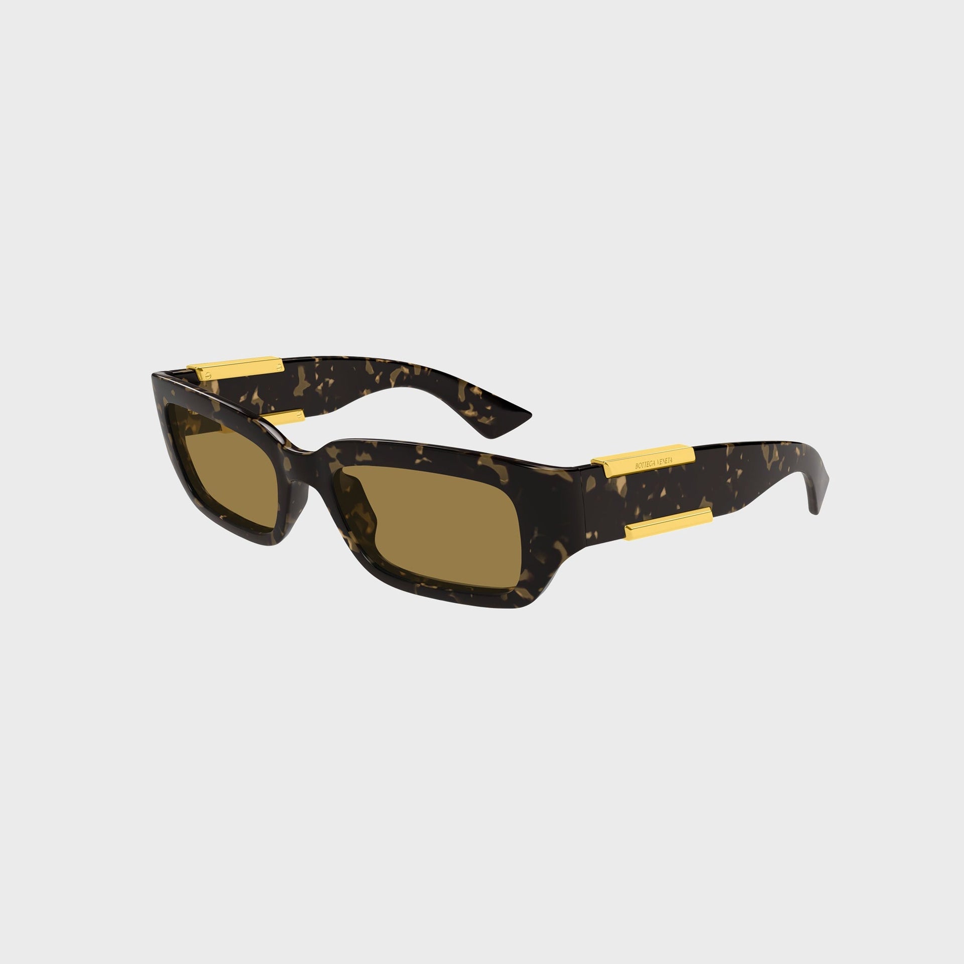 Bottega Veneta Squared Sunglasses - Havana / Brown