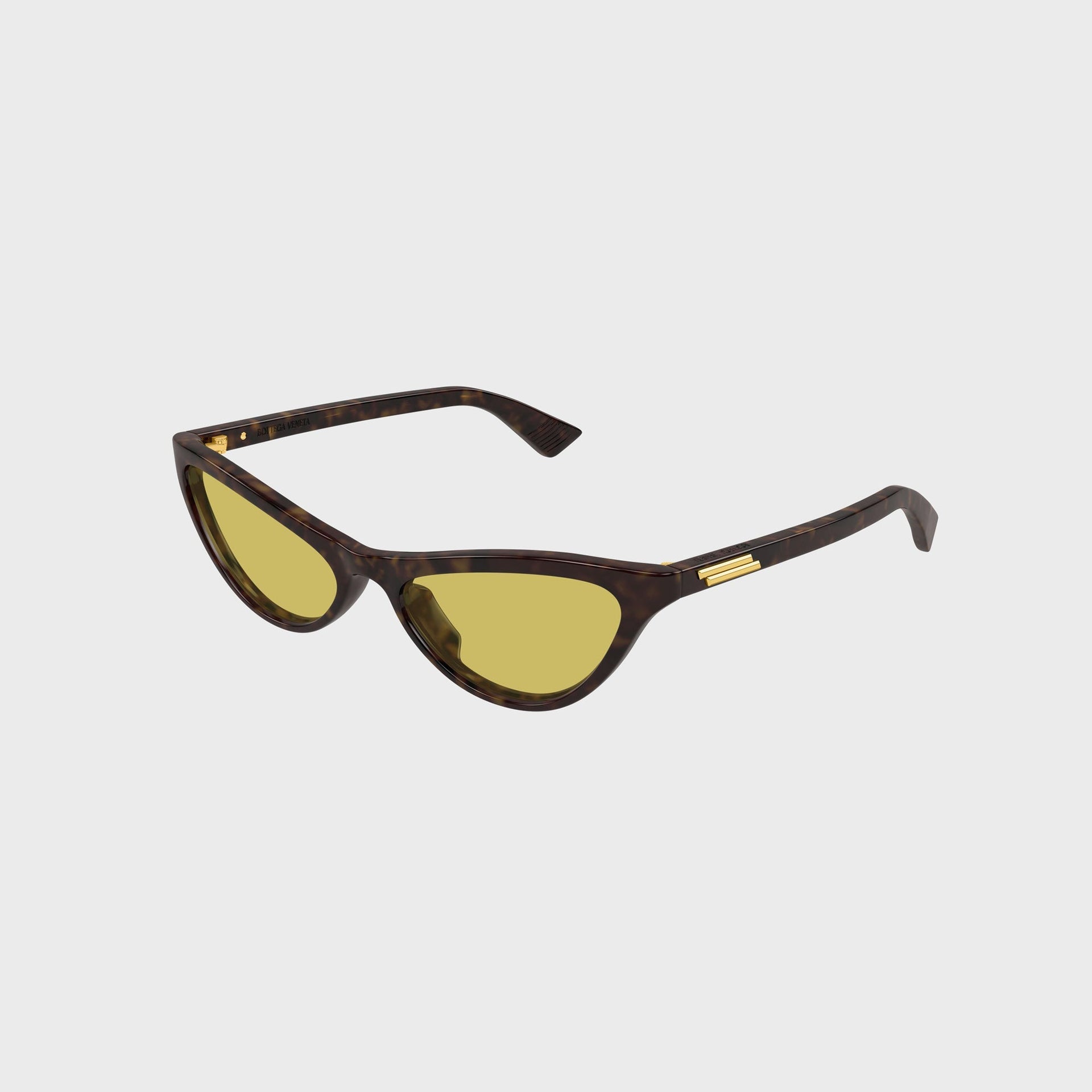 Bottega Veneta Recycled Acetate Sunglasses - Havana / Brown