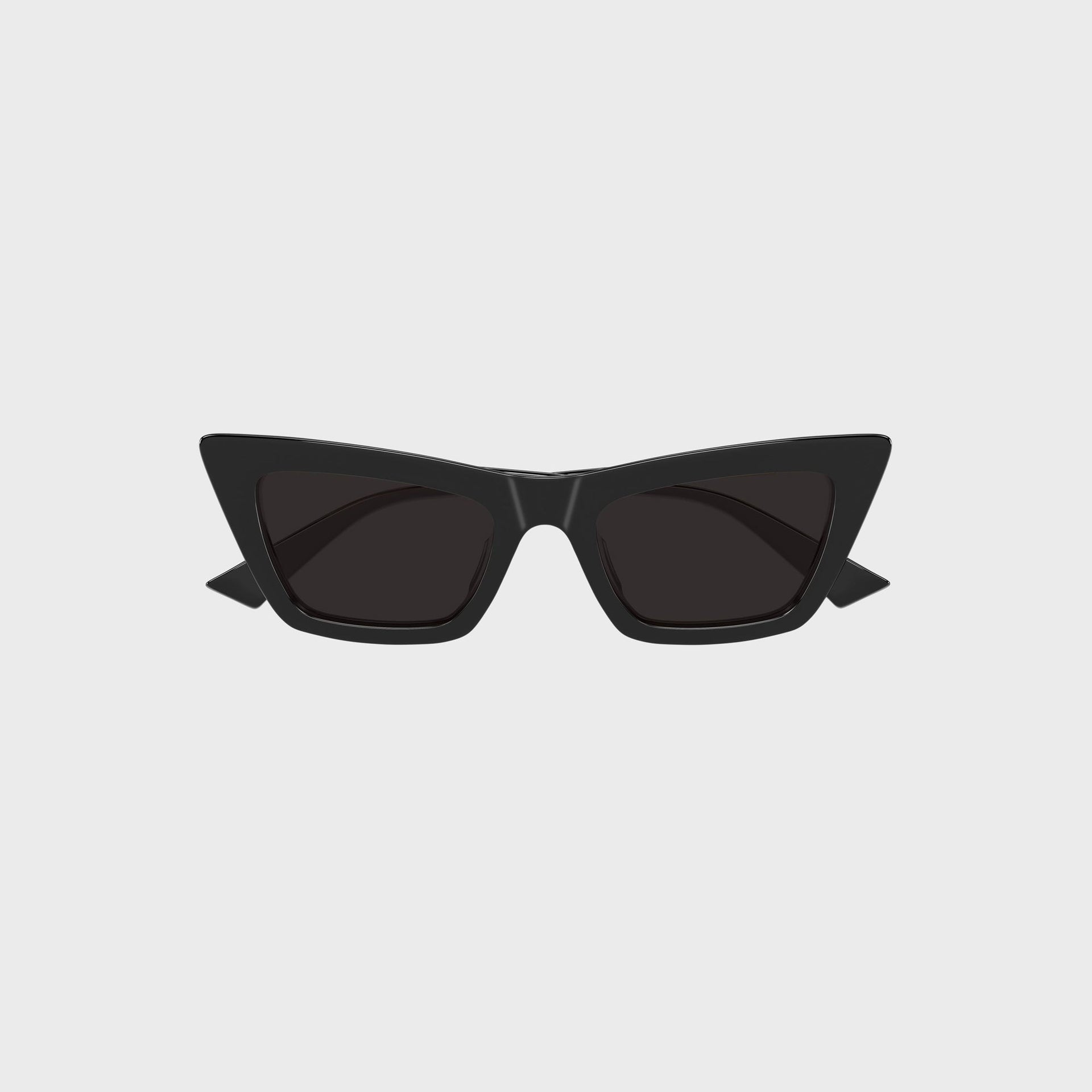 Bottega Veneta Snap Cat-Eye Sunglasses - Black / Grey