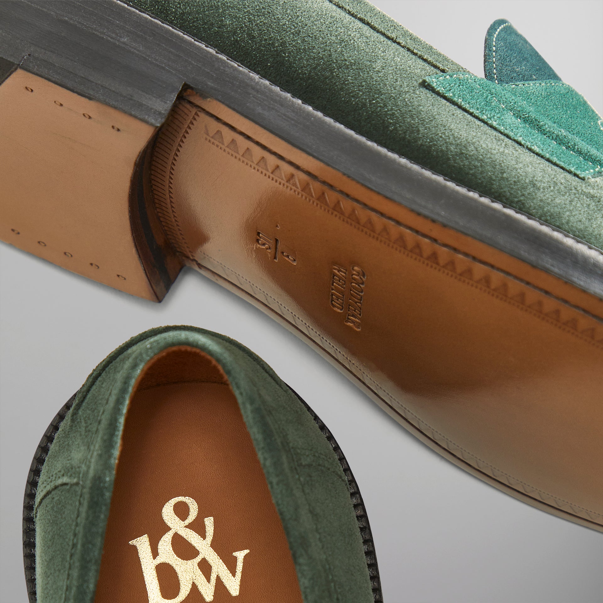 Kith for Blackstock & Weber The Ellis Penny Loafer - Green