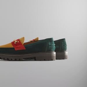 Kith for Blackstock & Weber The Mason Horse Bit Loafer - Emerald / Tan