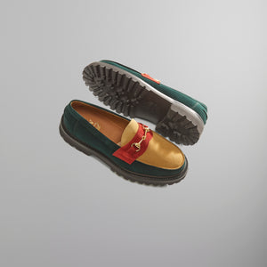 Kith for Blackstock & Weber The Mason Horse Bit Loafer - Emerald / Tan