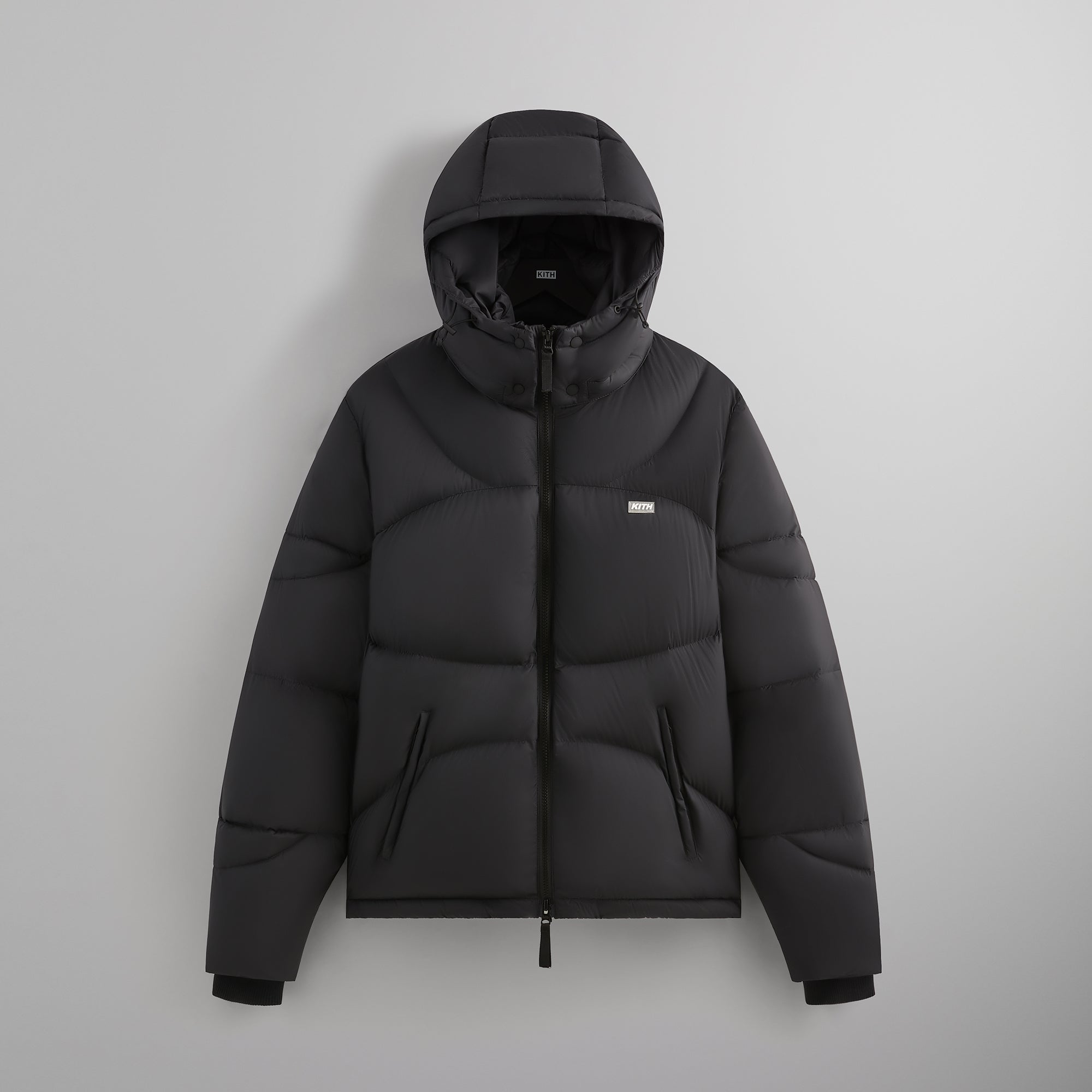 Kith Matte Stretch Taffeta Corey Puffer Black