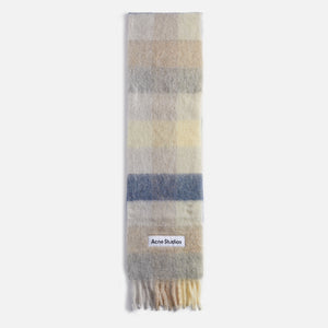 Acne Studios Vally Scarf - Vanilla / Beige / Lavender