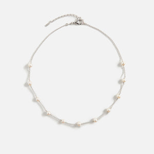 VEERT The Classic Pearl Chain - White Gold