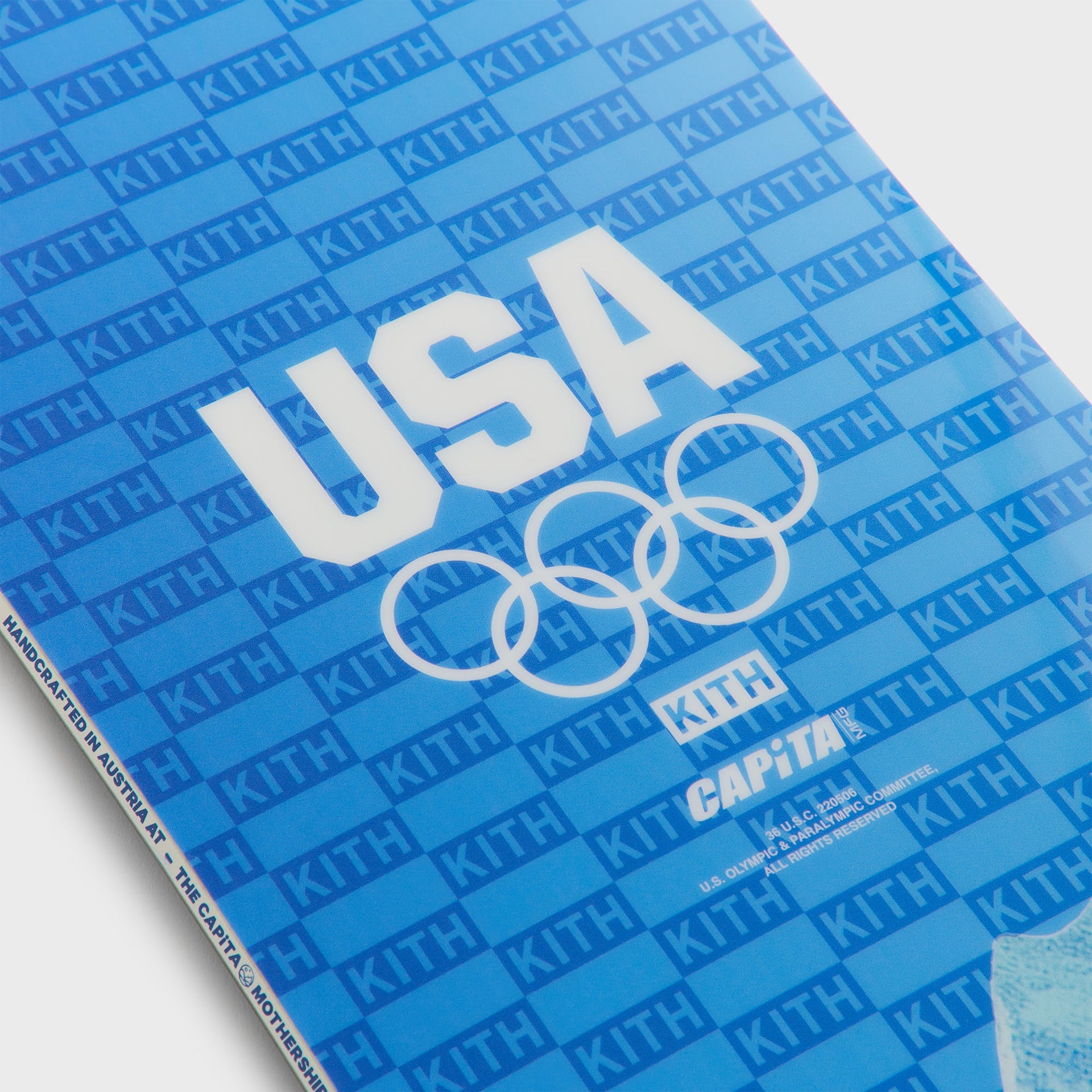 Kith & CAPiTA for Team USA 2026 Outerspace Living 148 Snowboard - Blue