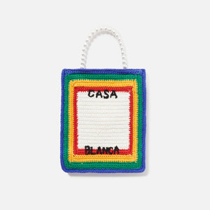 Casablanca Mini Cotton Crochet Bag - Multi