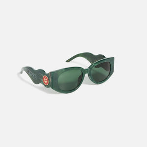 sunglasses green marble