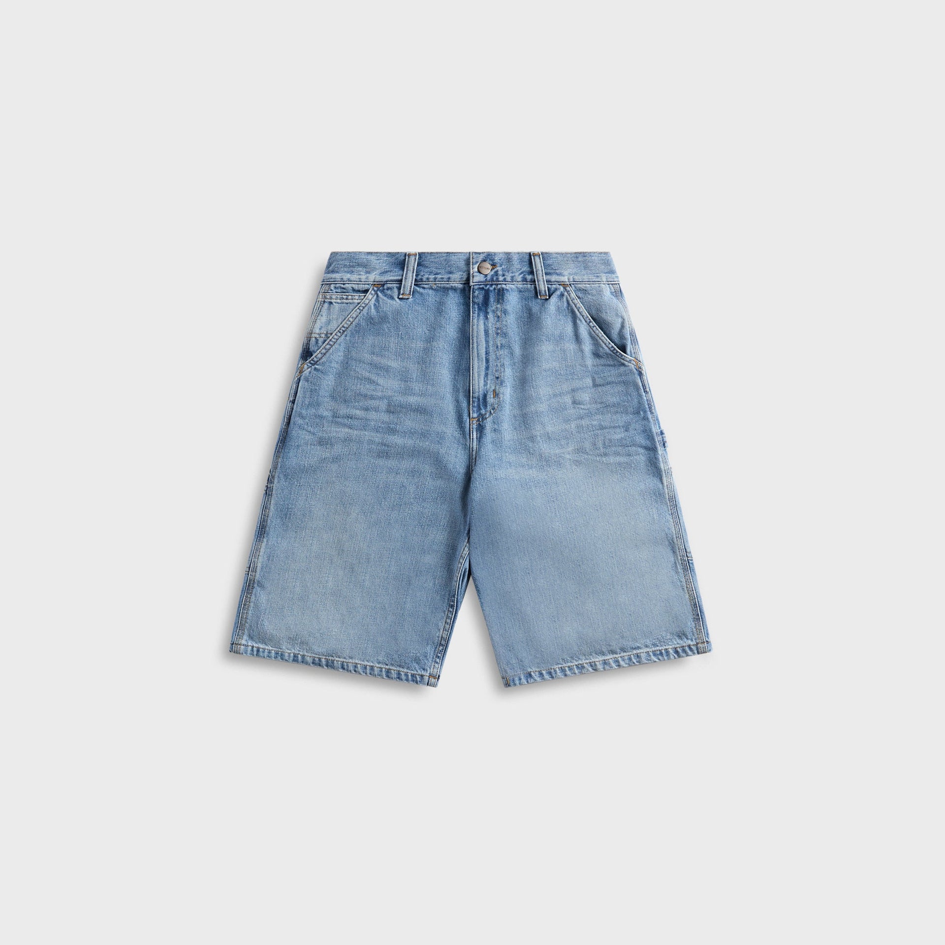Carhartt WIP Brandon Single Knee Short in Blue Burst Wash
