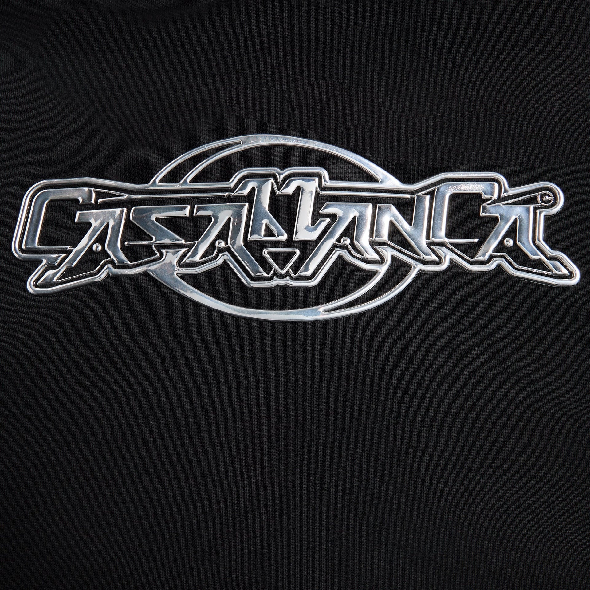 Casablanca Casa Chrome Full Zip Hoodie - Black