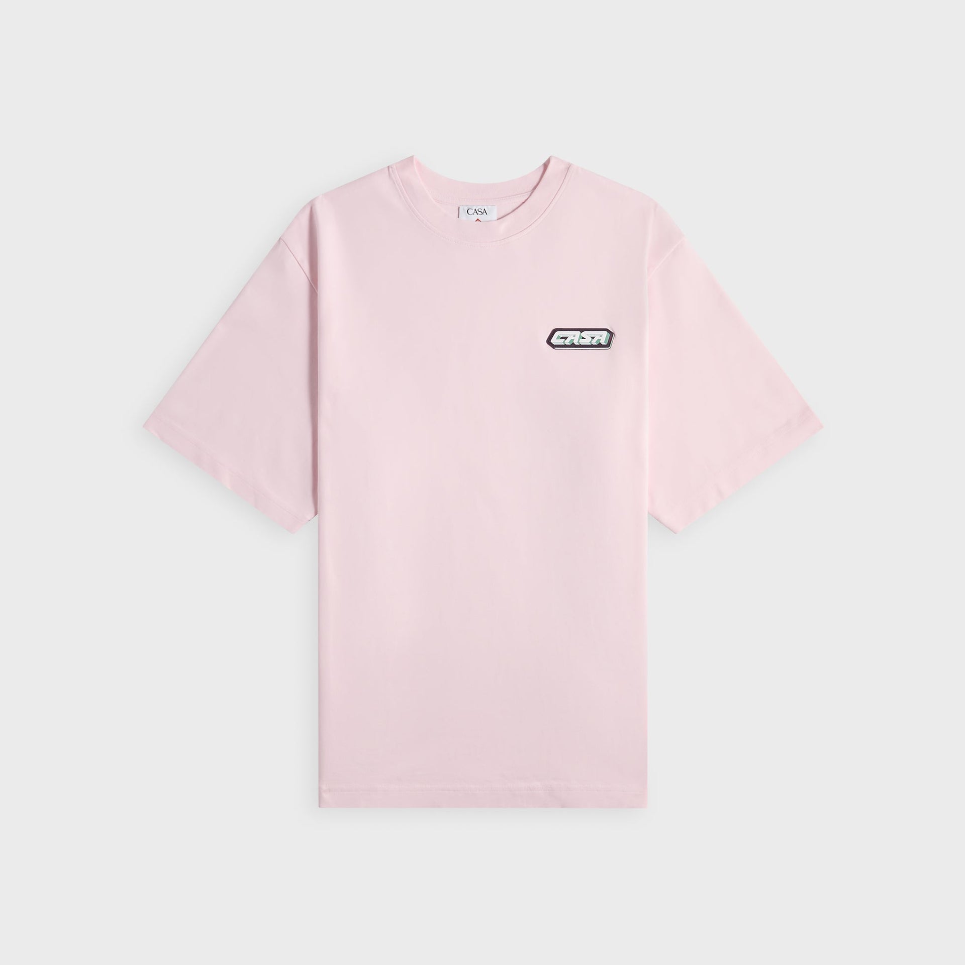Casablanca Casa Racing Oversized Tee - Pale Pink