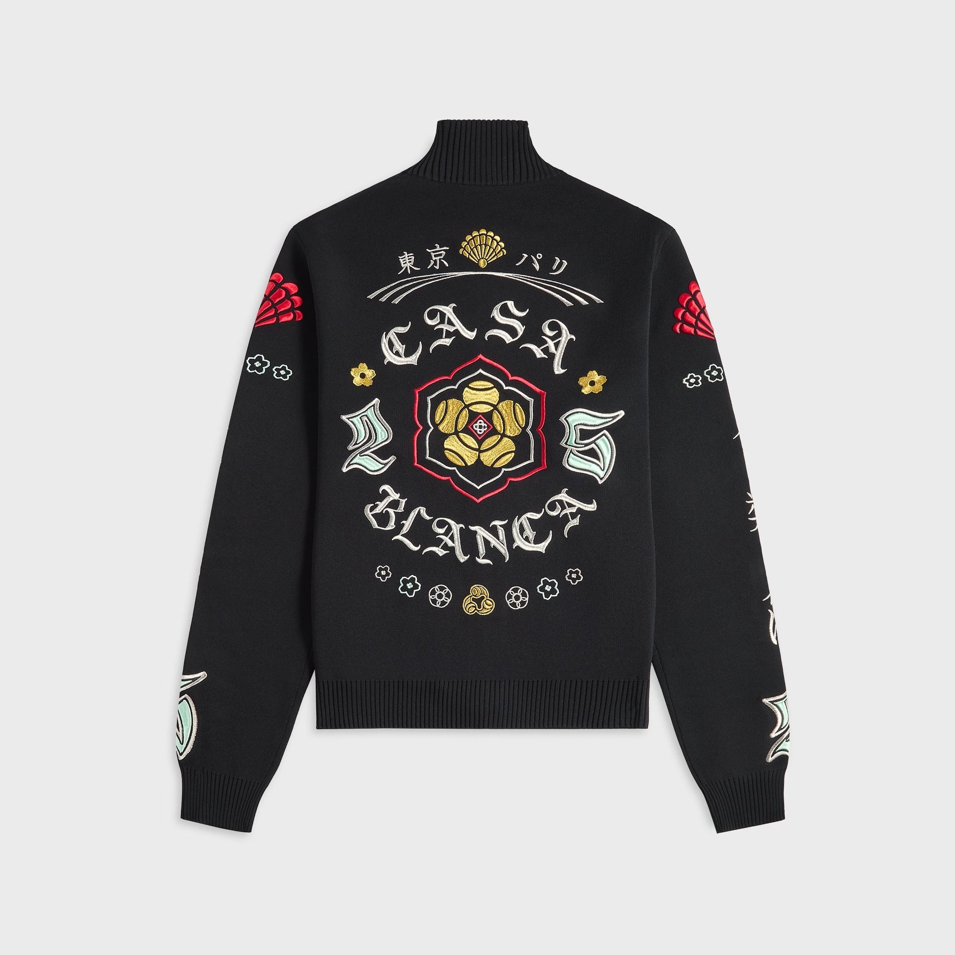 Casablanca Embroidery Track Jacket - Black